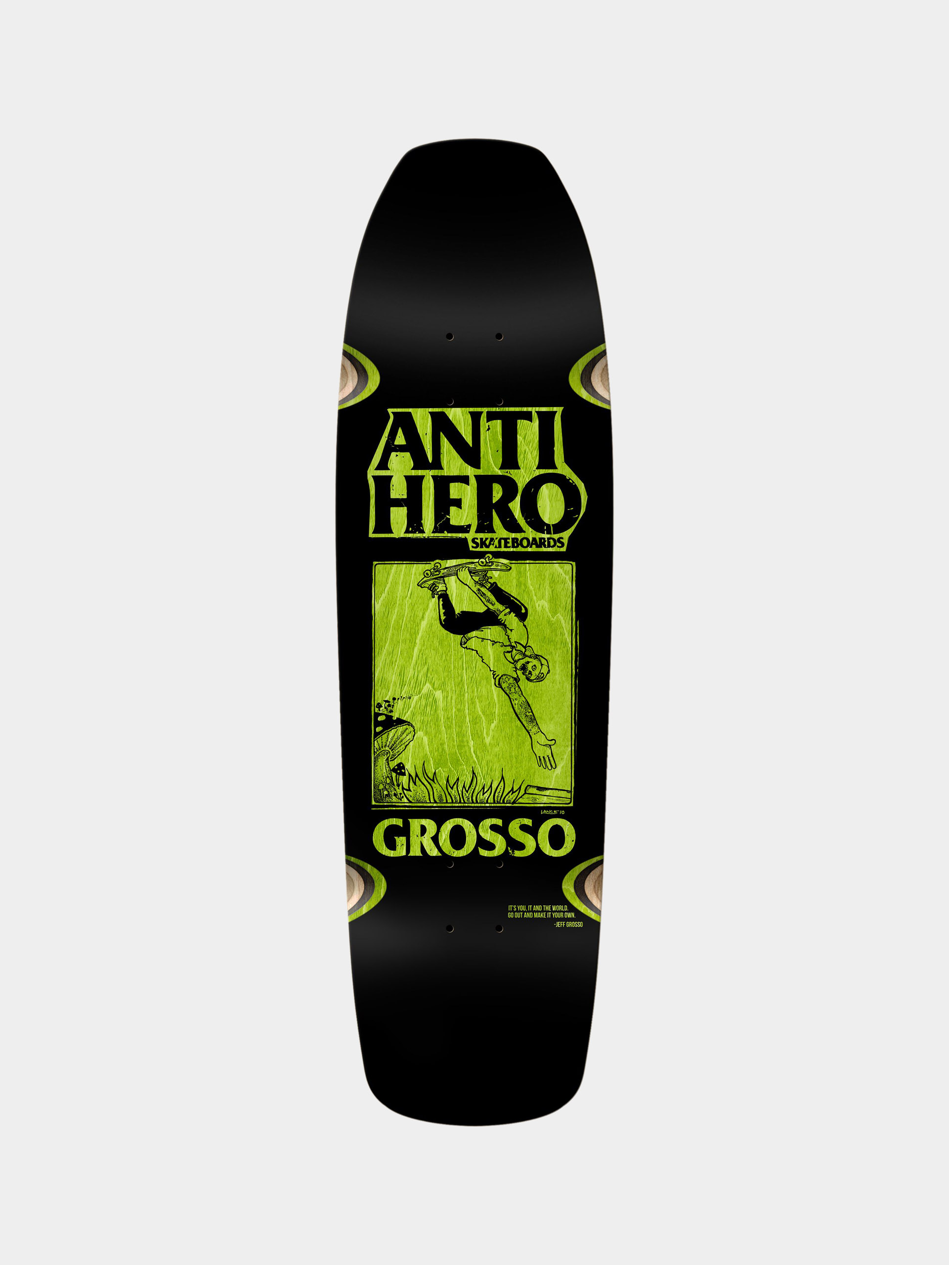 Antihero Deck SSD25 Gross Blk WW (black/yellow)