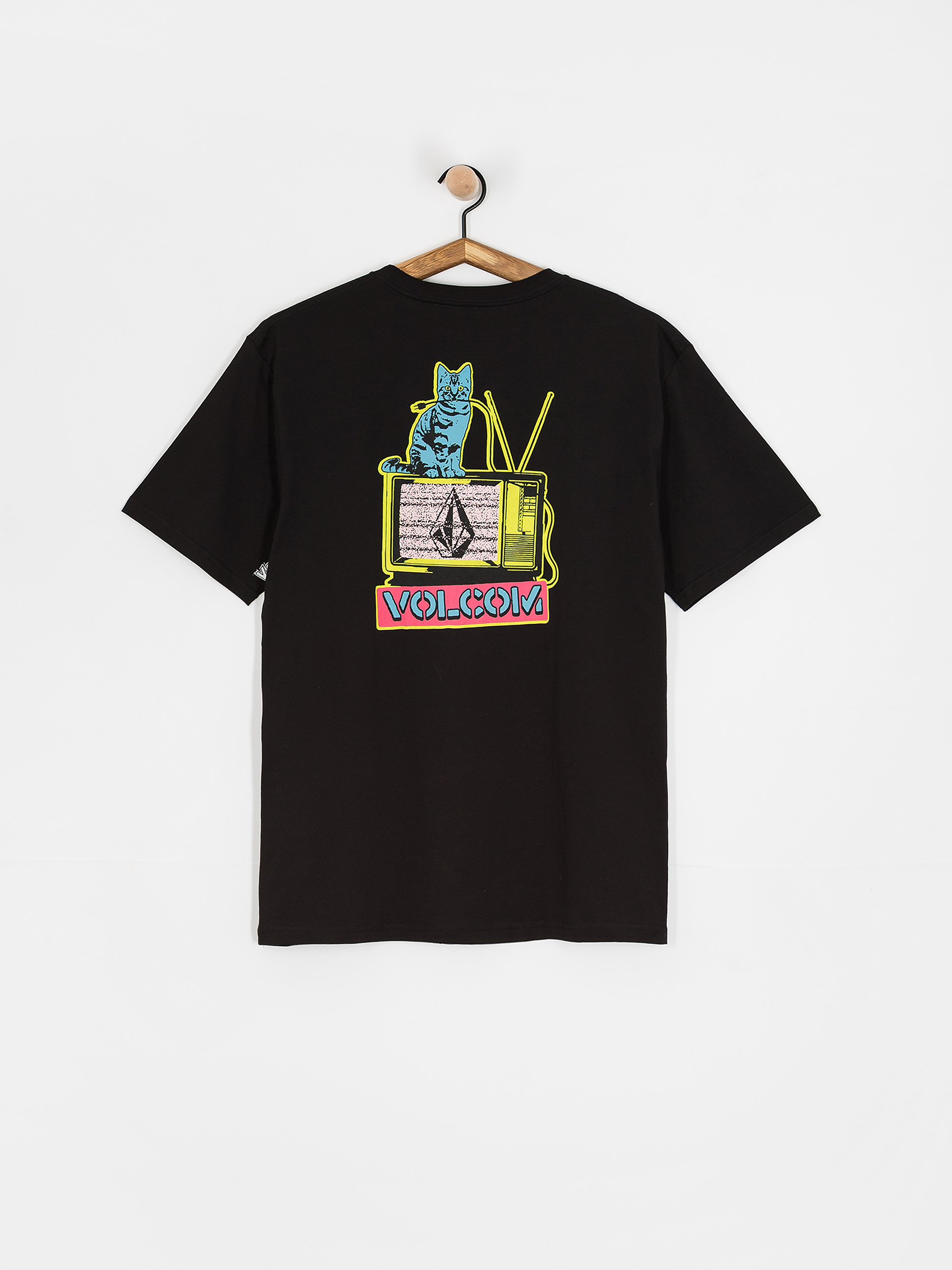 Volcom Draggin Stone Hth T-Shirt - black (heather black)