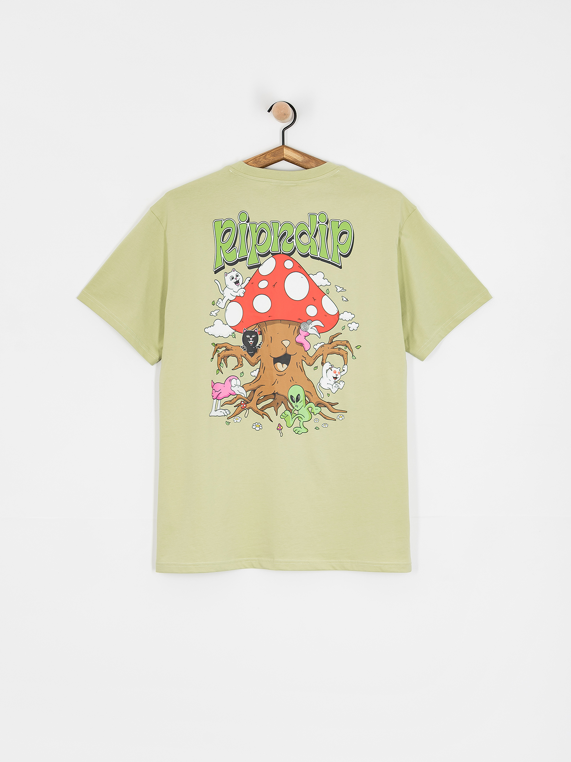 RipNDip T-Shirt Playground (light moss)