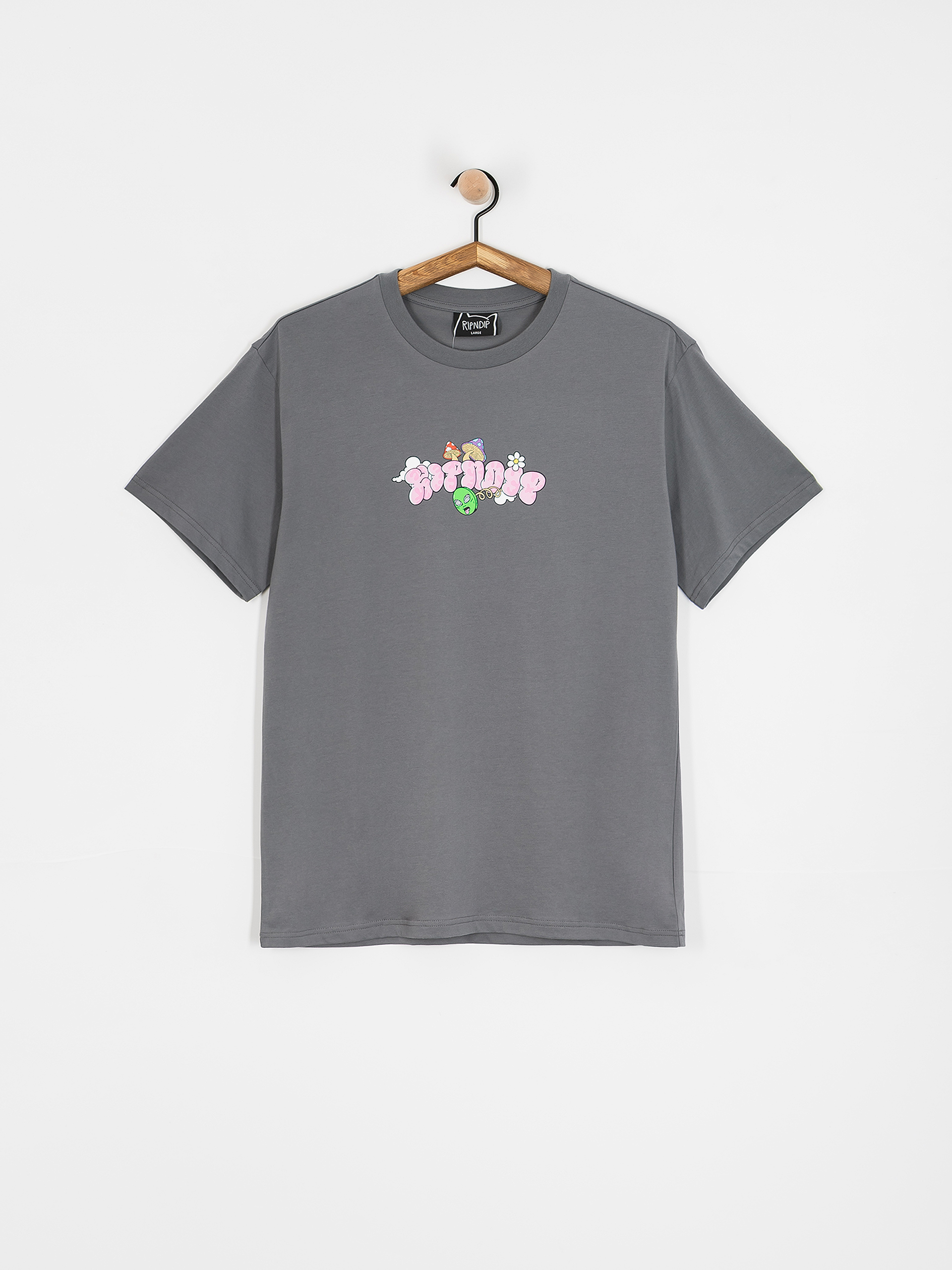 RIPNDIP Shroom Diet Charcoal Long Sleeve T-Shirt | Zumiez