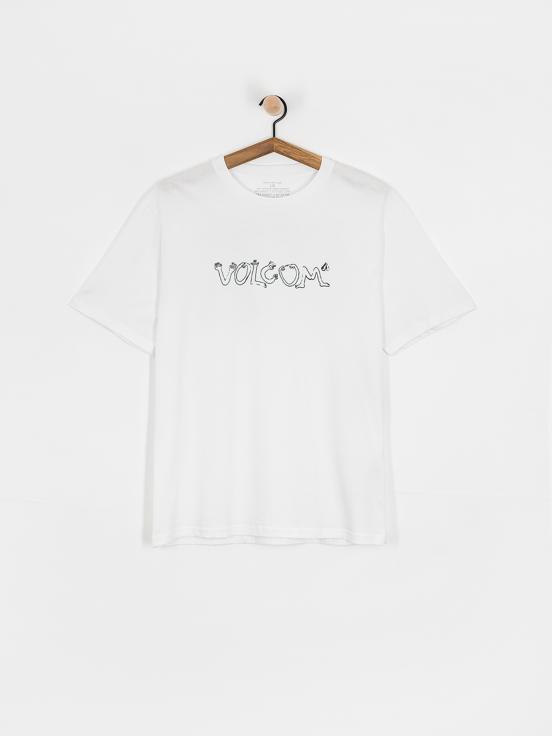 Volcom T-Shirt Crazybal Bsc (white)