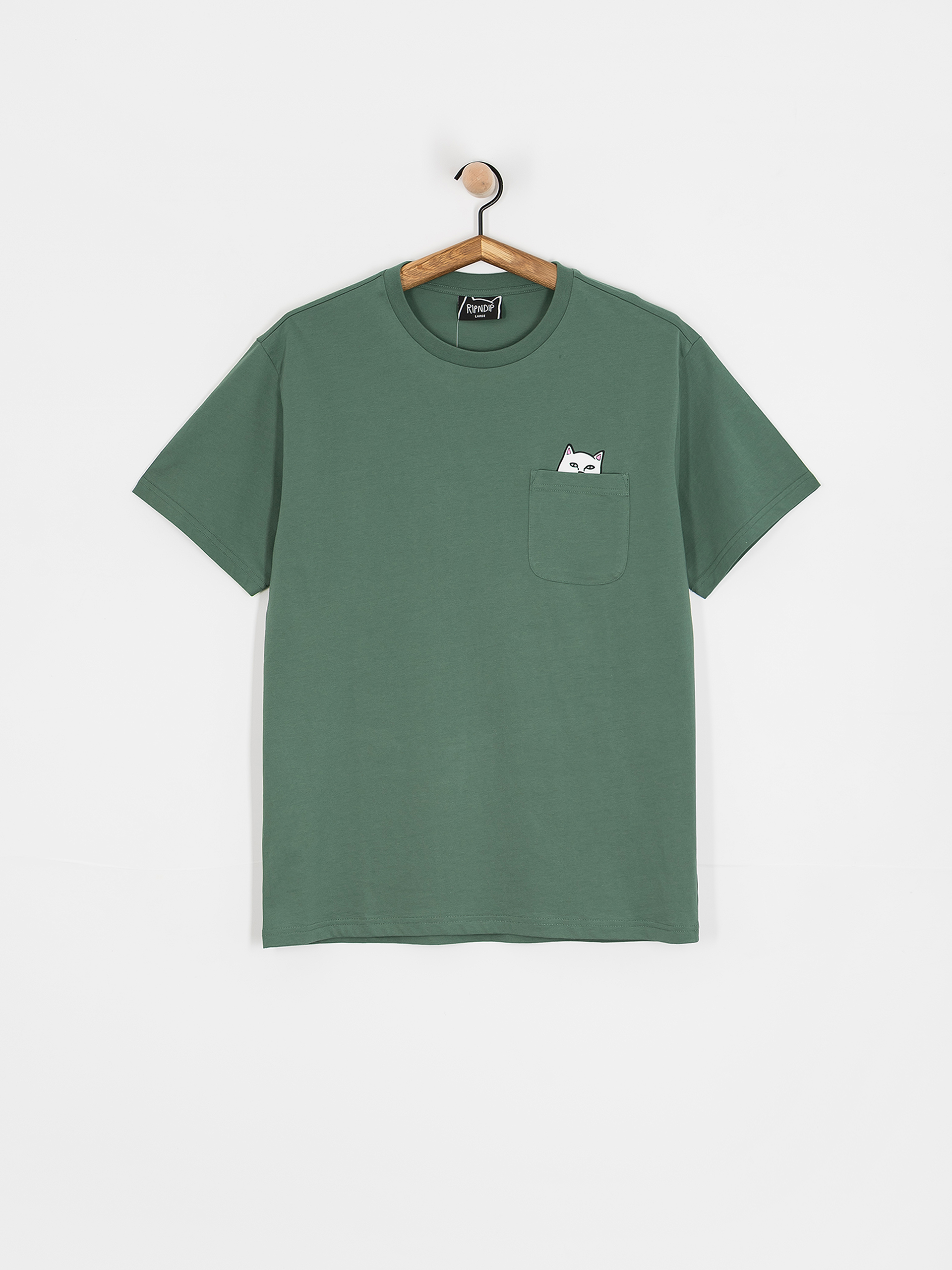 RipNDip T-Shirt Lord Nermal Pocket - green (dark olive)