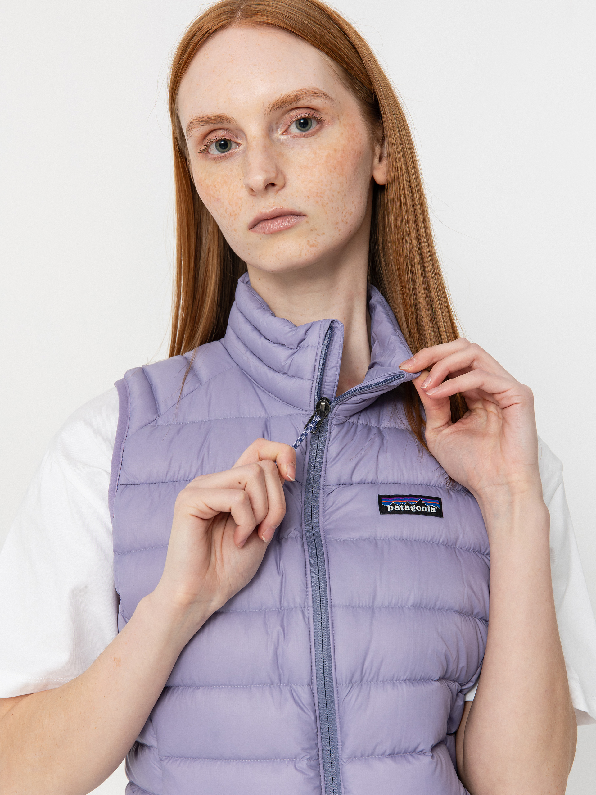 Patagonia Down Sweater Wmn Vest violet (concrete purple)