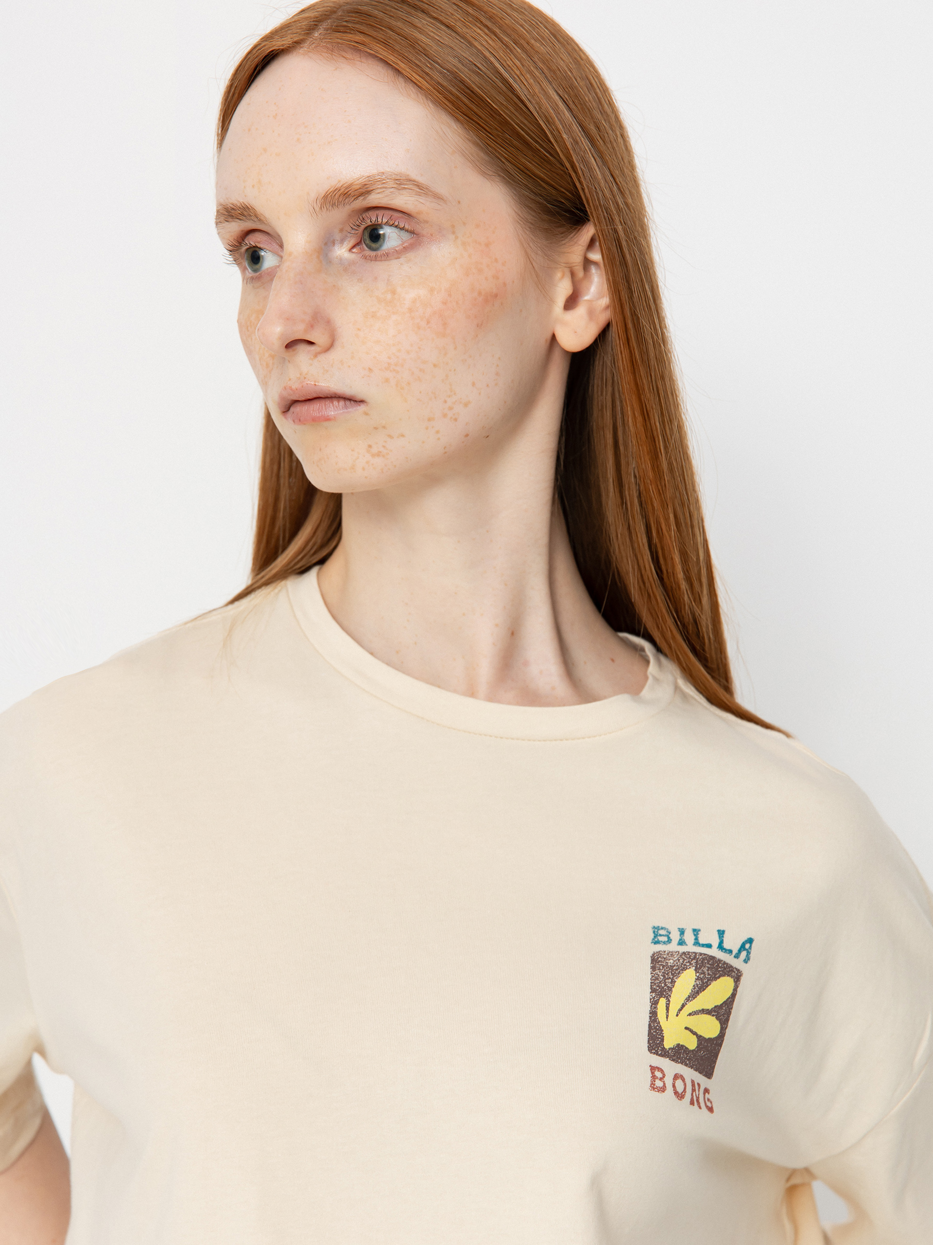 Billabong Brand New Day Wmn T-Shirt - beige (whitecap)