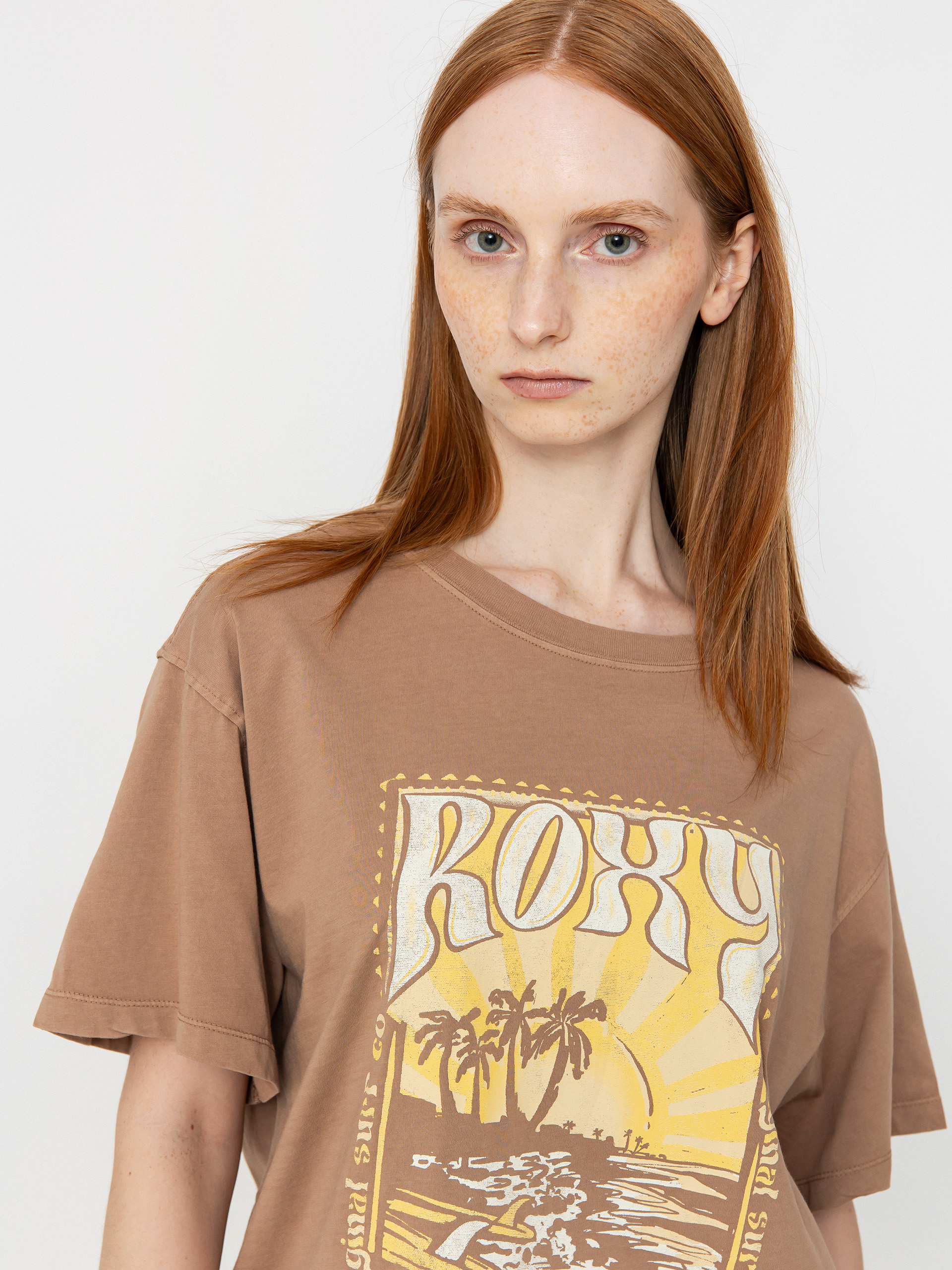 Roxy Sunnyoversize Enzyme Wash Wmn T-Shirt (portabella)
