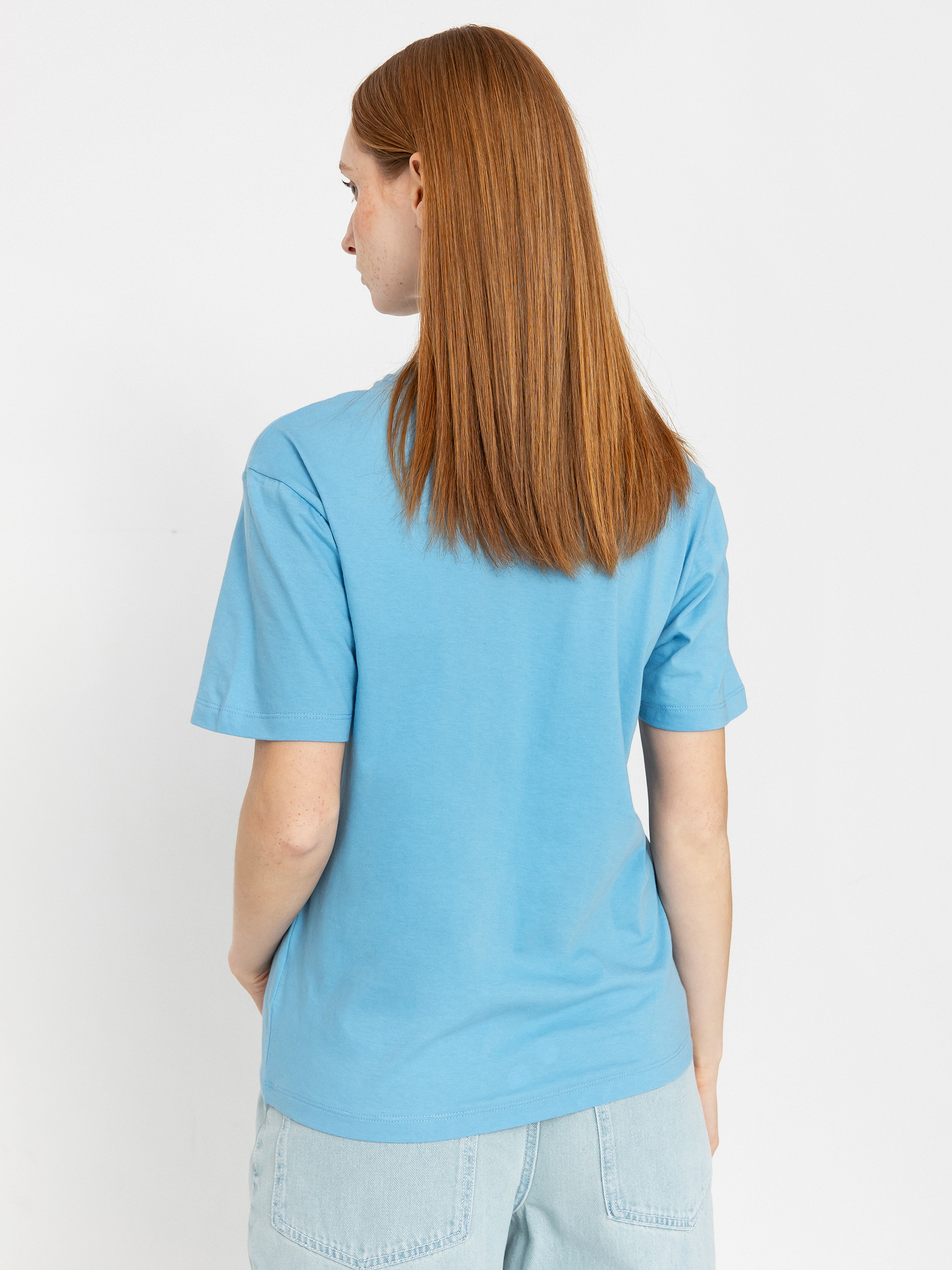 Carhartt WIP Script Embroidery Wmn T-Shirt (bluebird/fleur de sel)