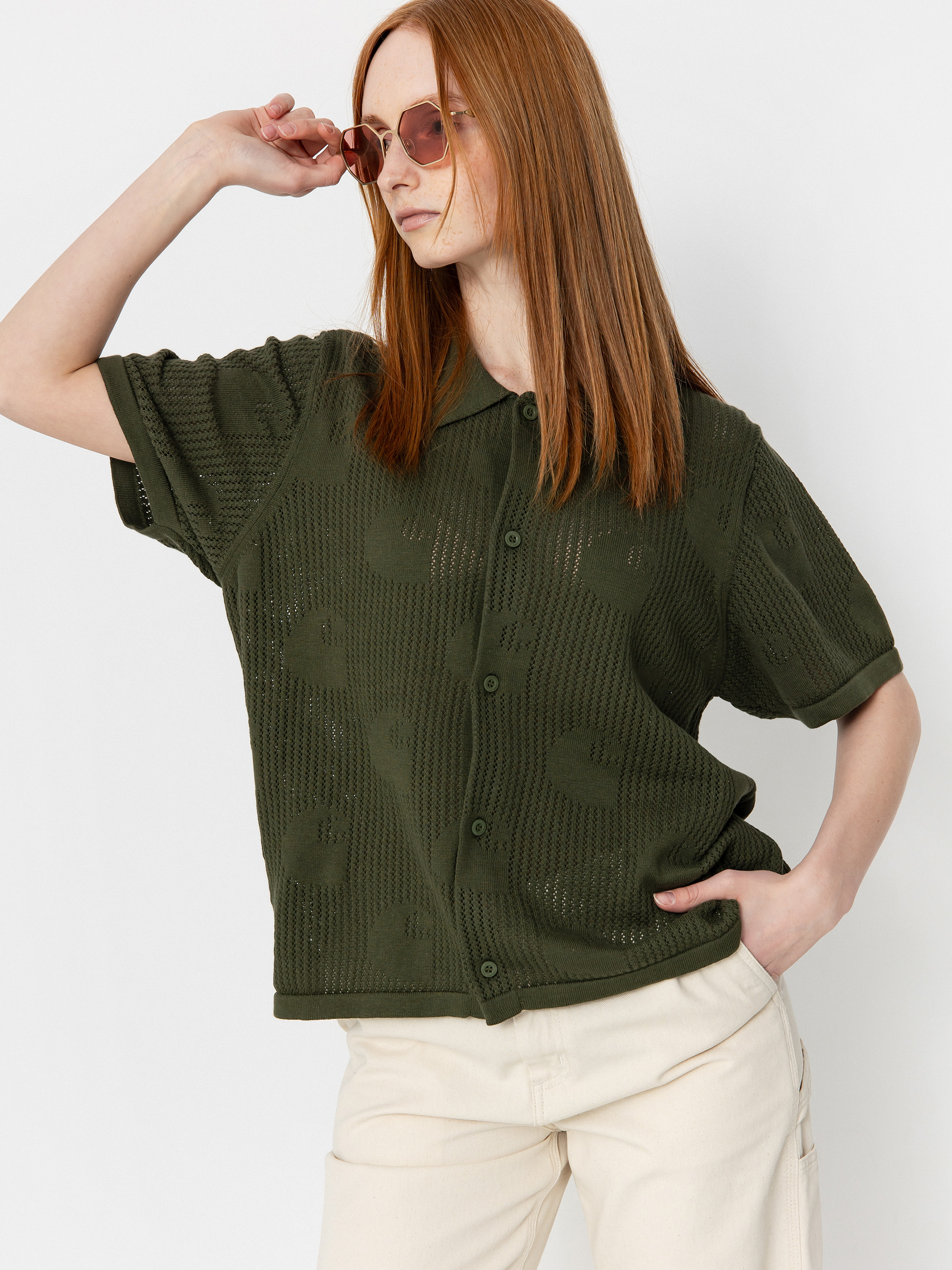 Carhartt WIP Hemd Temple Knit Wmn (dollar green)
