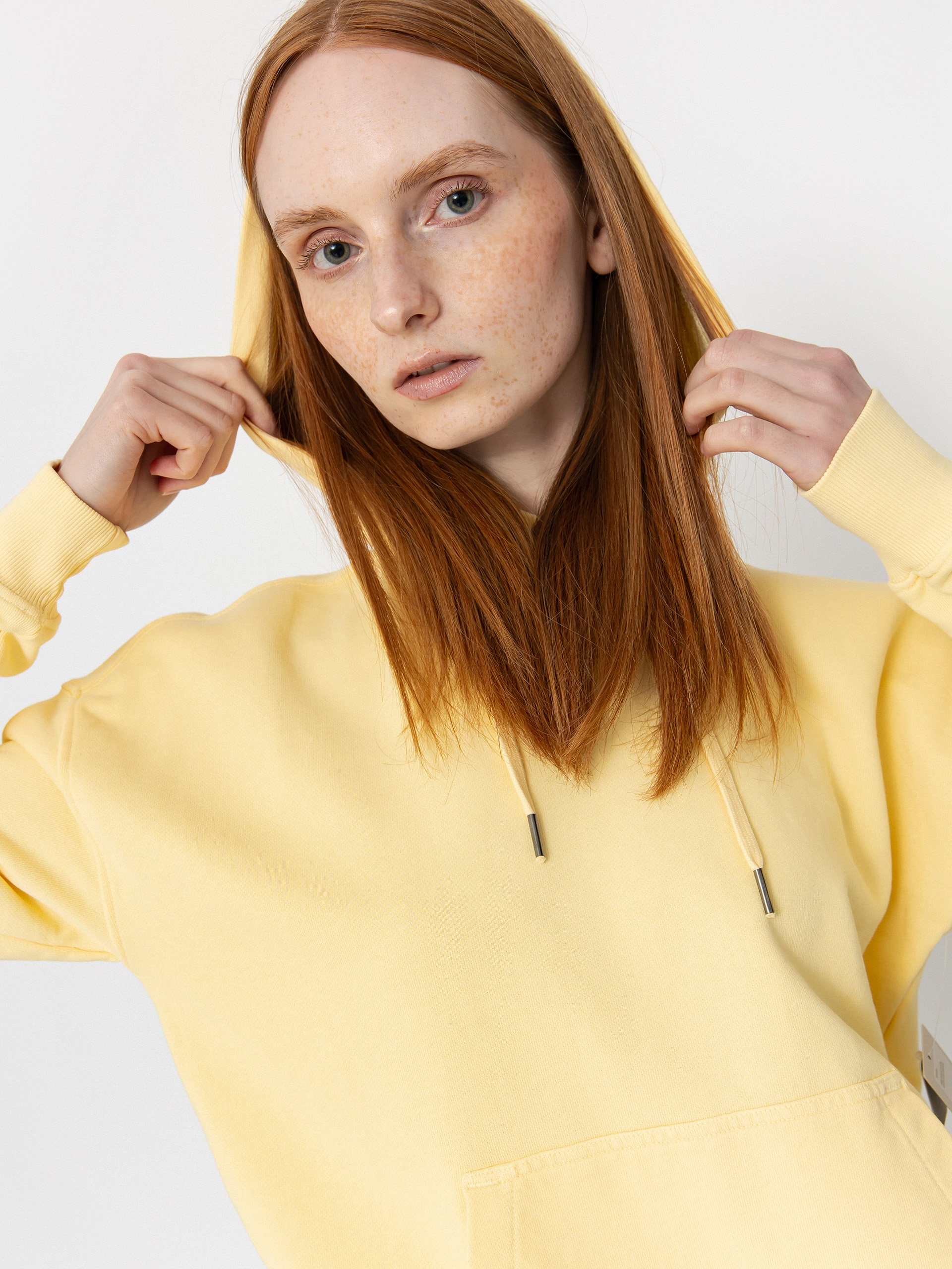 Brixton Cross Loop Ft HD Wmn Hoodie (panna cotta)