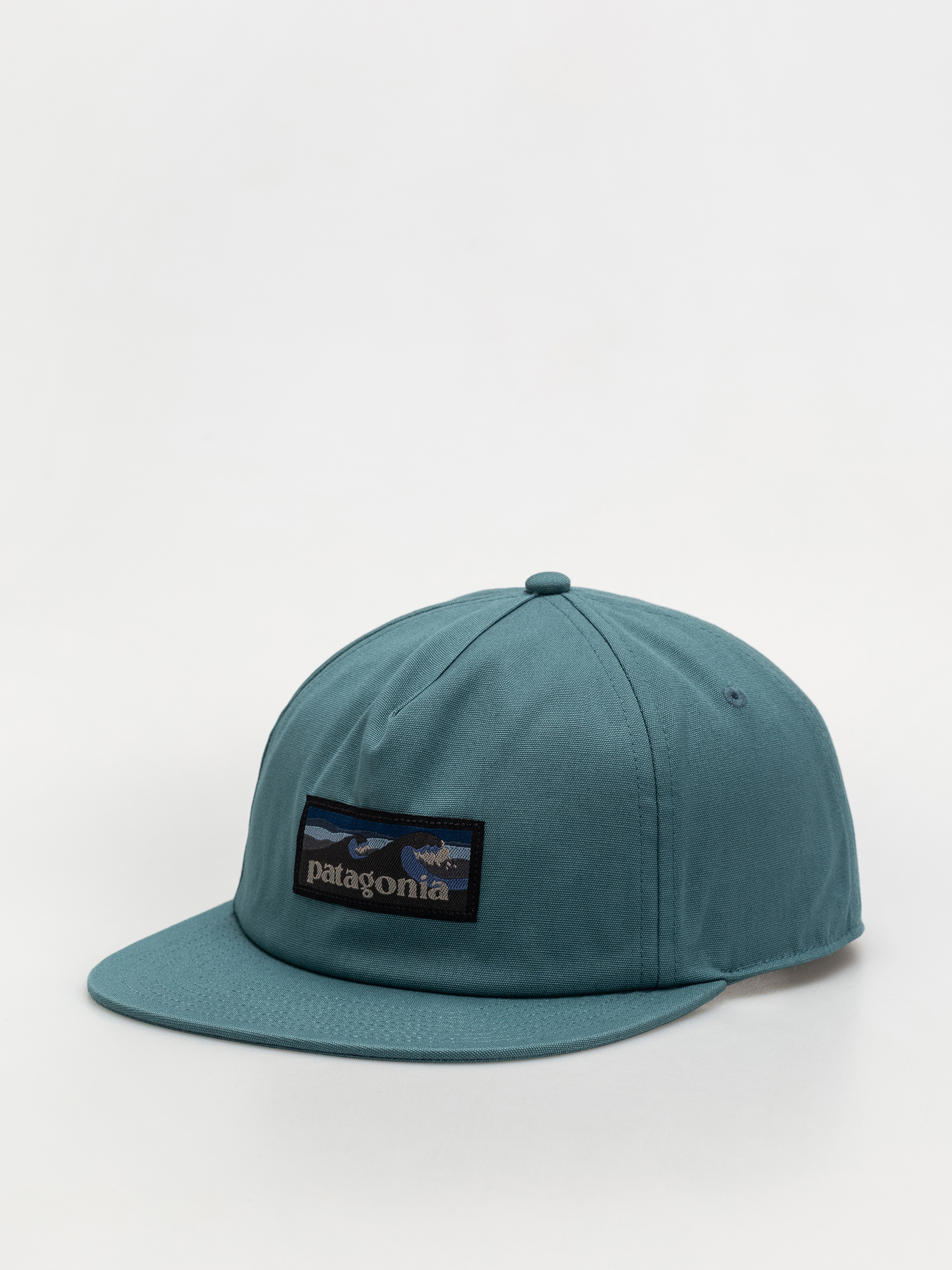 【レア】 patagoniaキャップ Patagonia Boardshort Label Funfarer Cap - green (wetland blue)