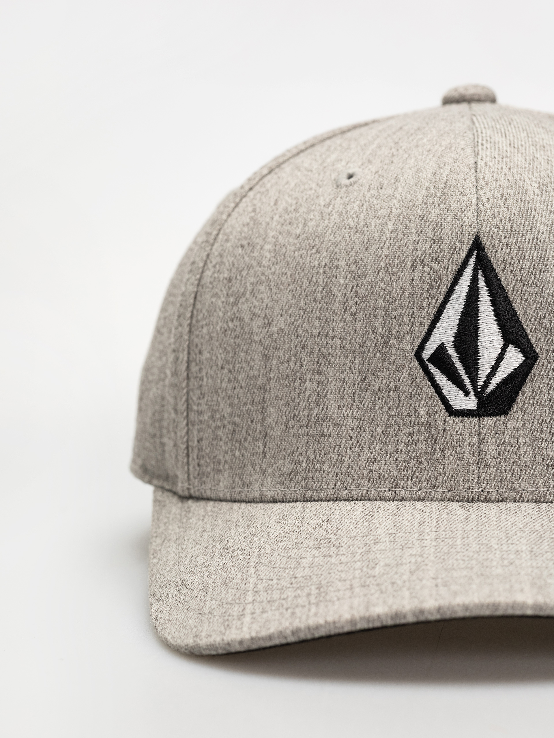 Volcom Full Stone Hthr Flexfit Cap (grey vintage)