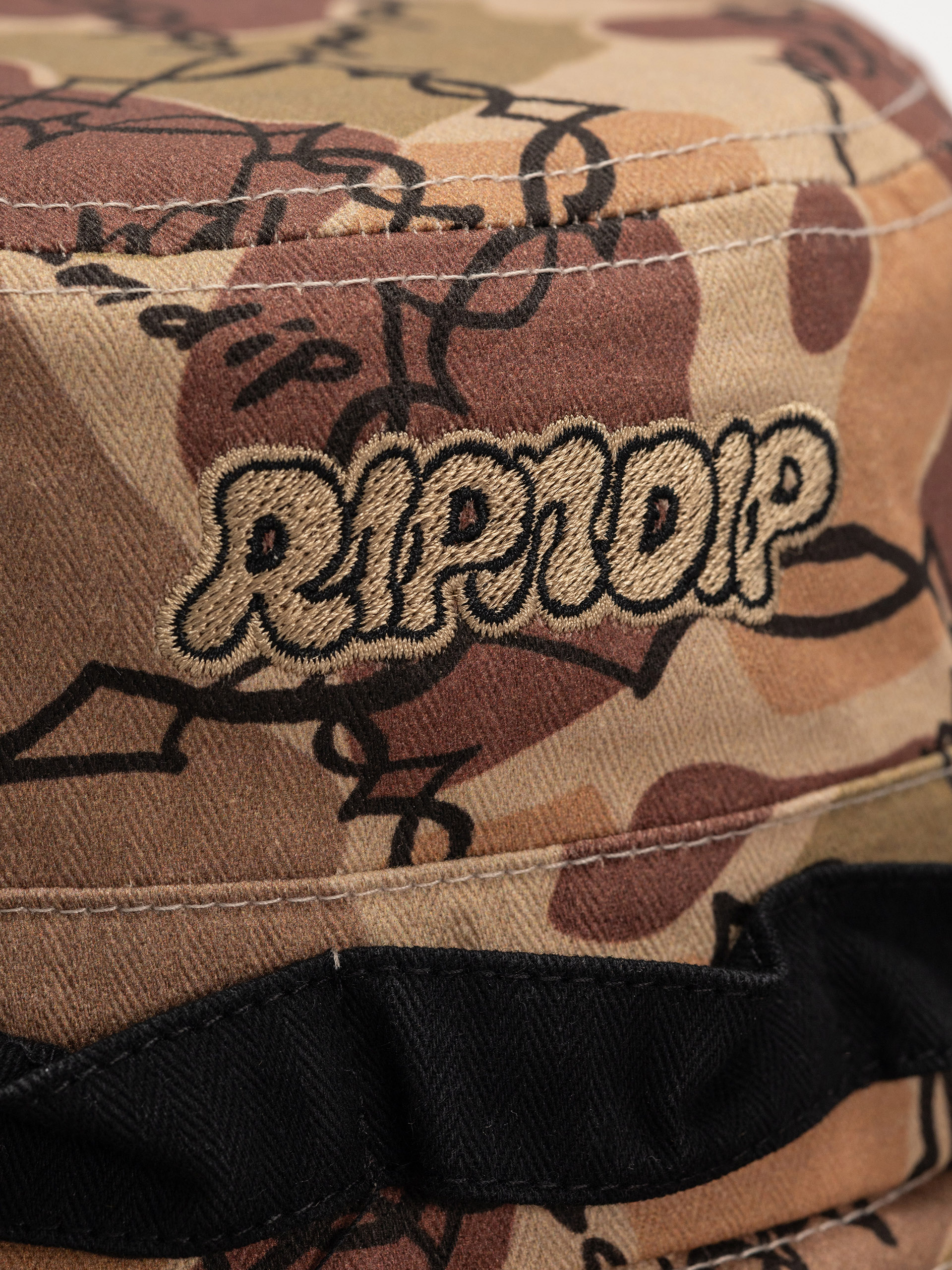 RipNDip Wired Boonie Hat (tan camo)