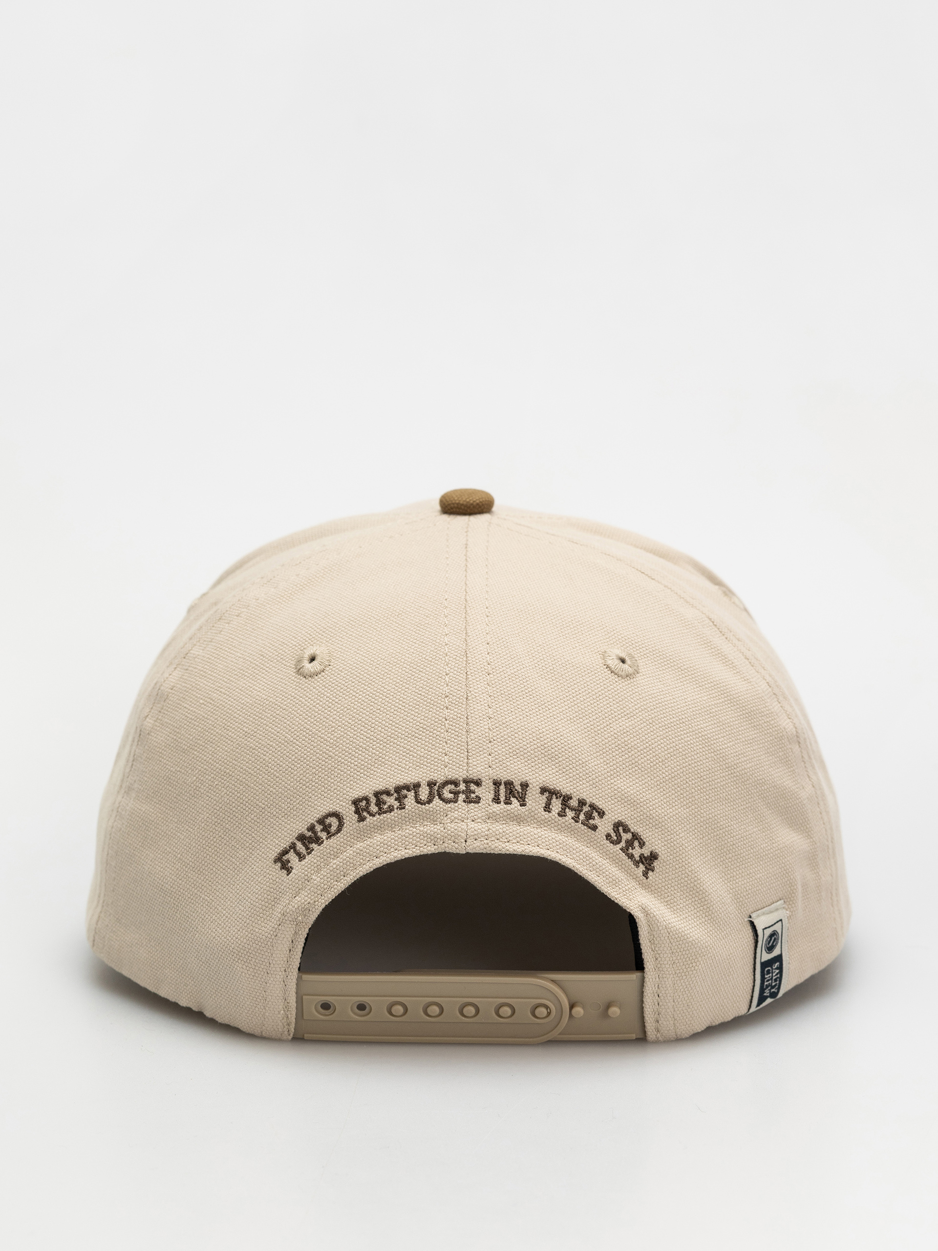 Salty Crew Hopper 5 Panel Cap (oyster/brown)