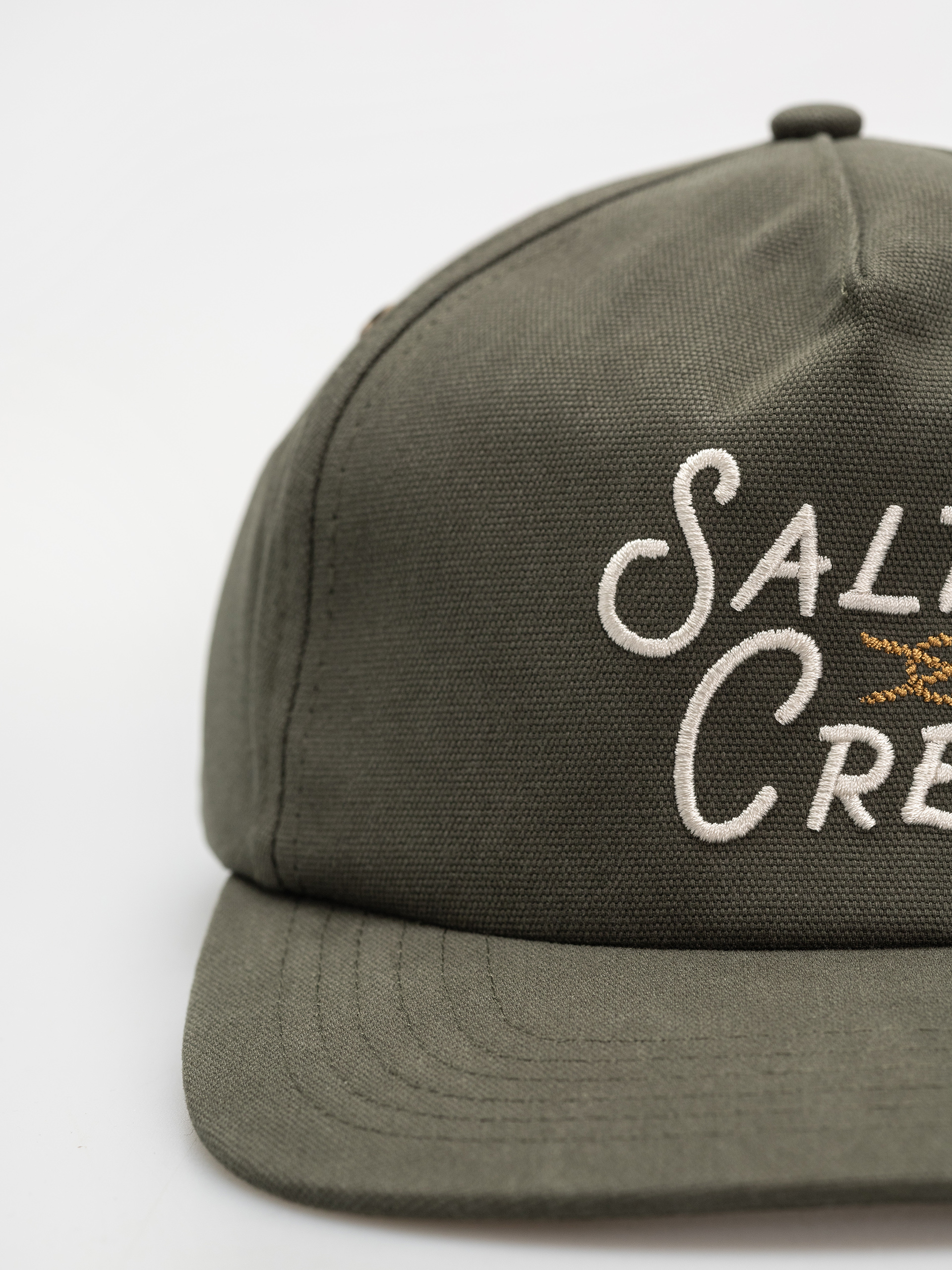 Salty Crew Splice 5 Panel Cap (olive)