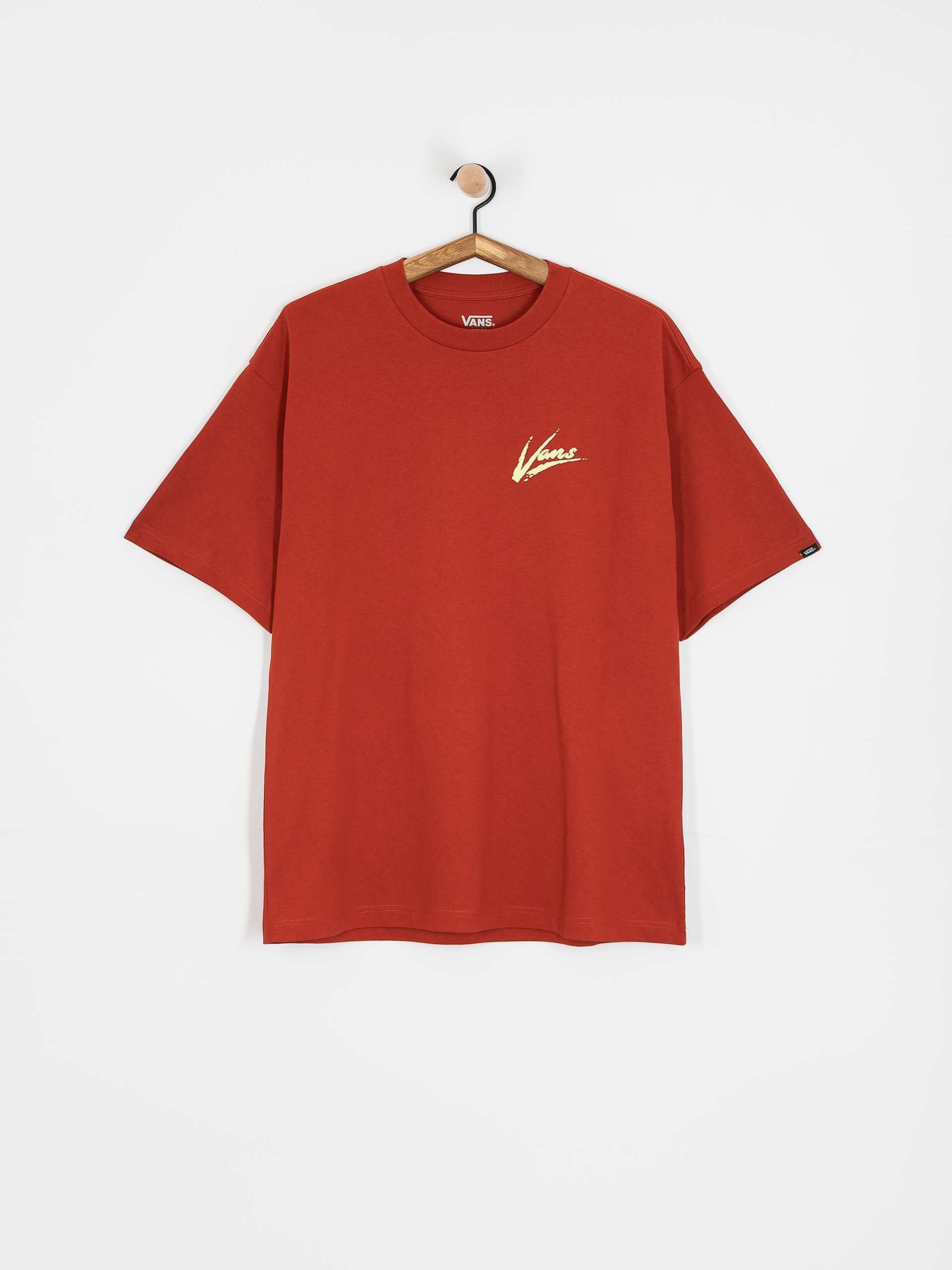 Vans Brush Script Loose T-Shirt - red (red ochre)
