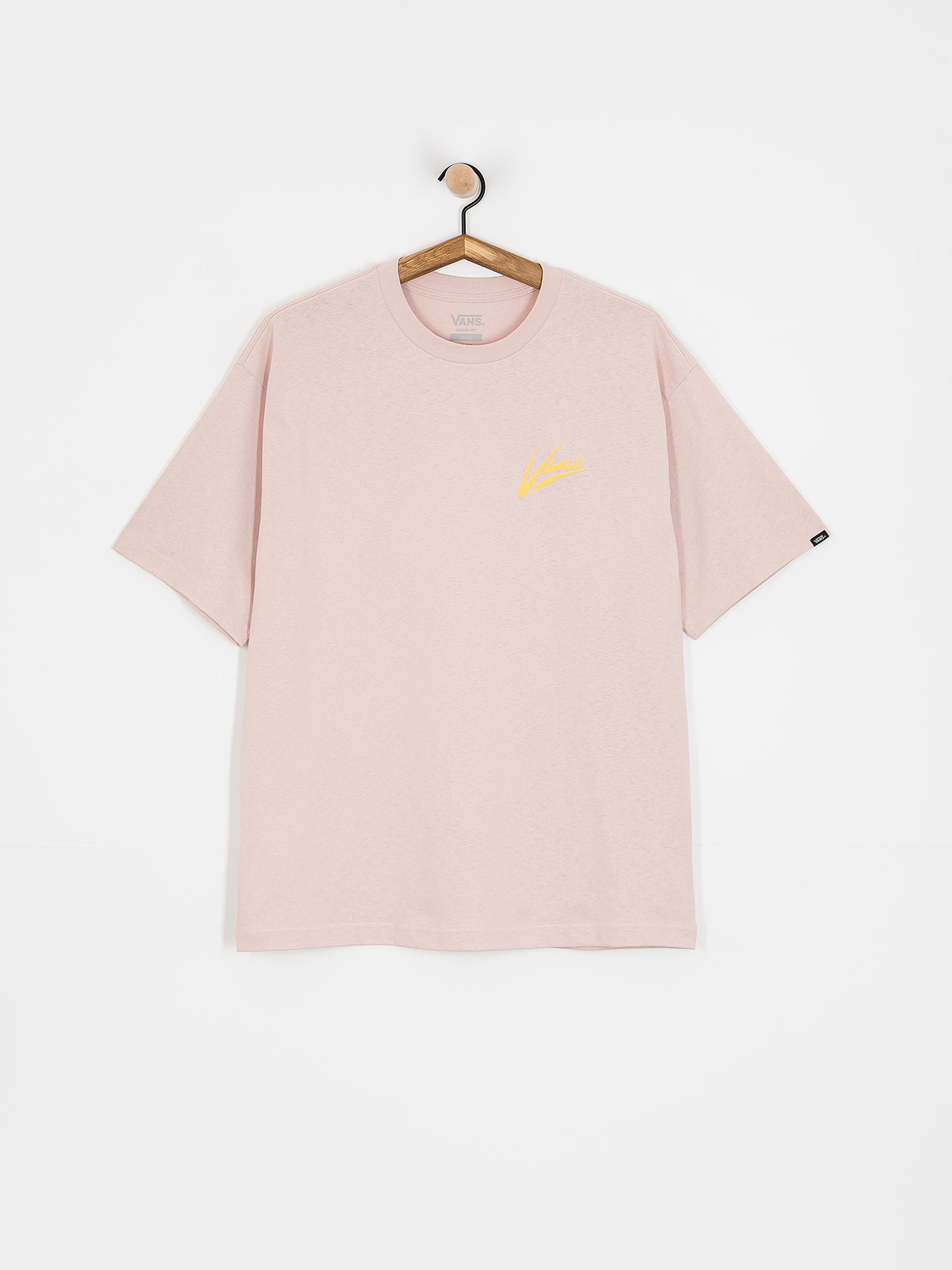 Vans Brush Script Loose T-Shirt (sepia rose)