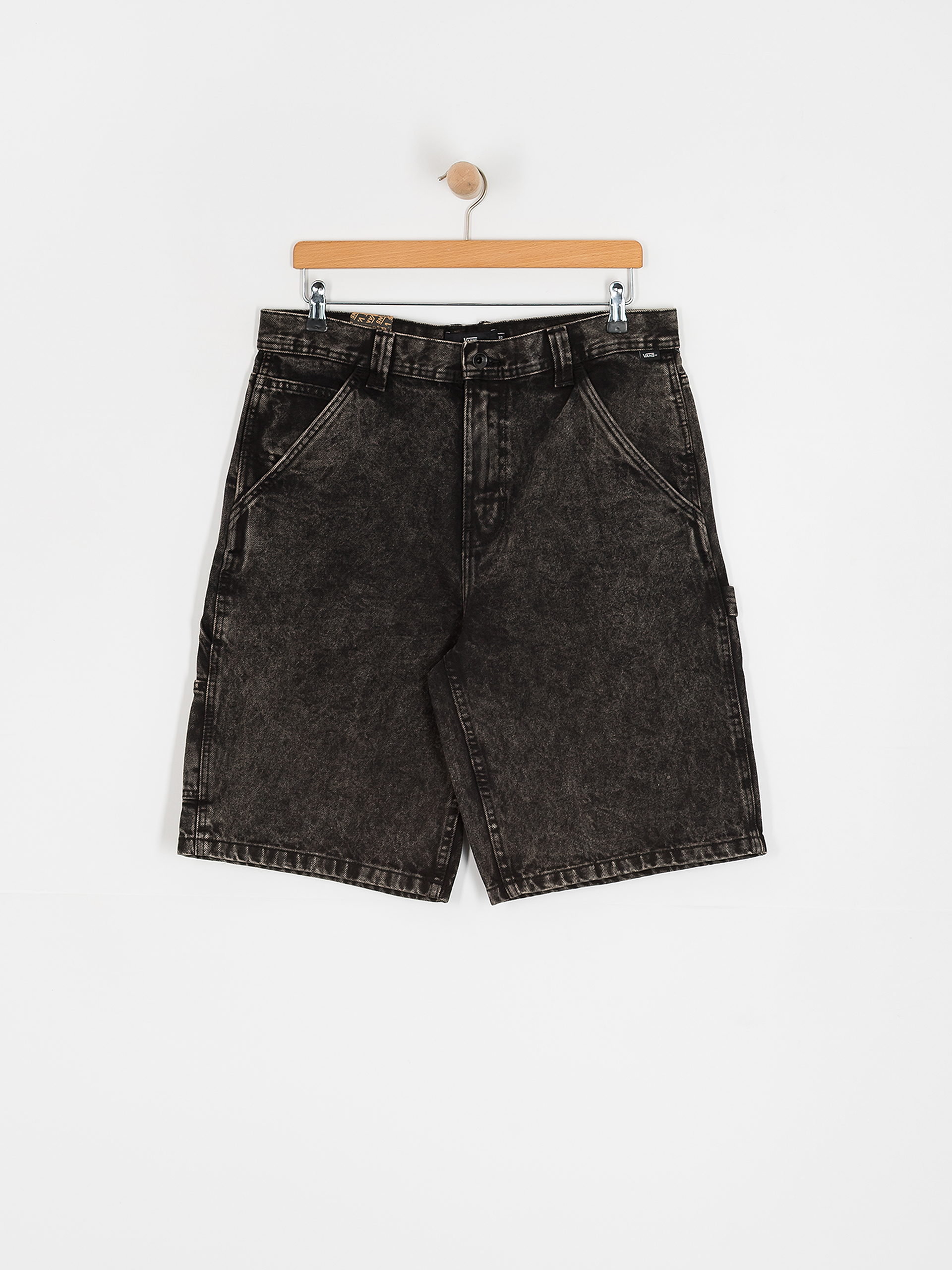 Vans Drill Chore Loose Denim Shorts - black (stonewash black)