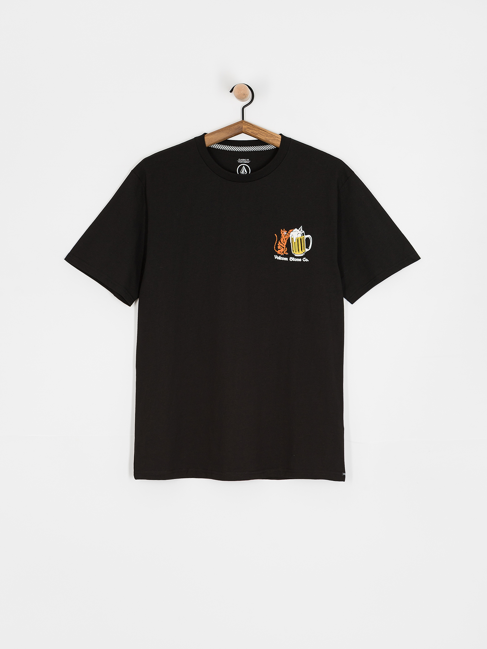Volcom Curious Cat T-Shirt (black)