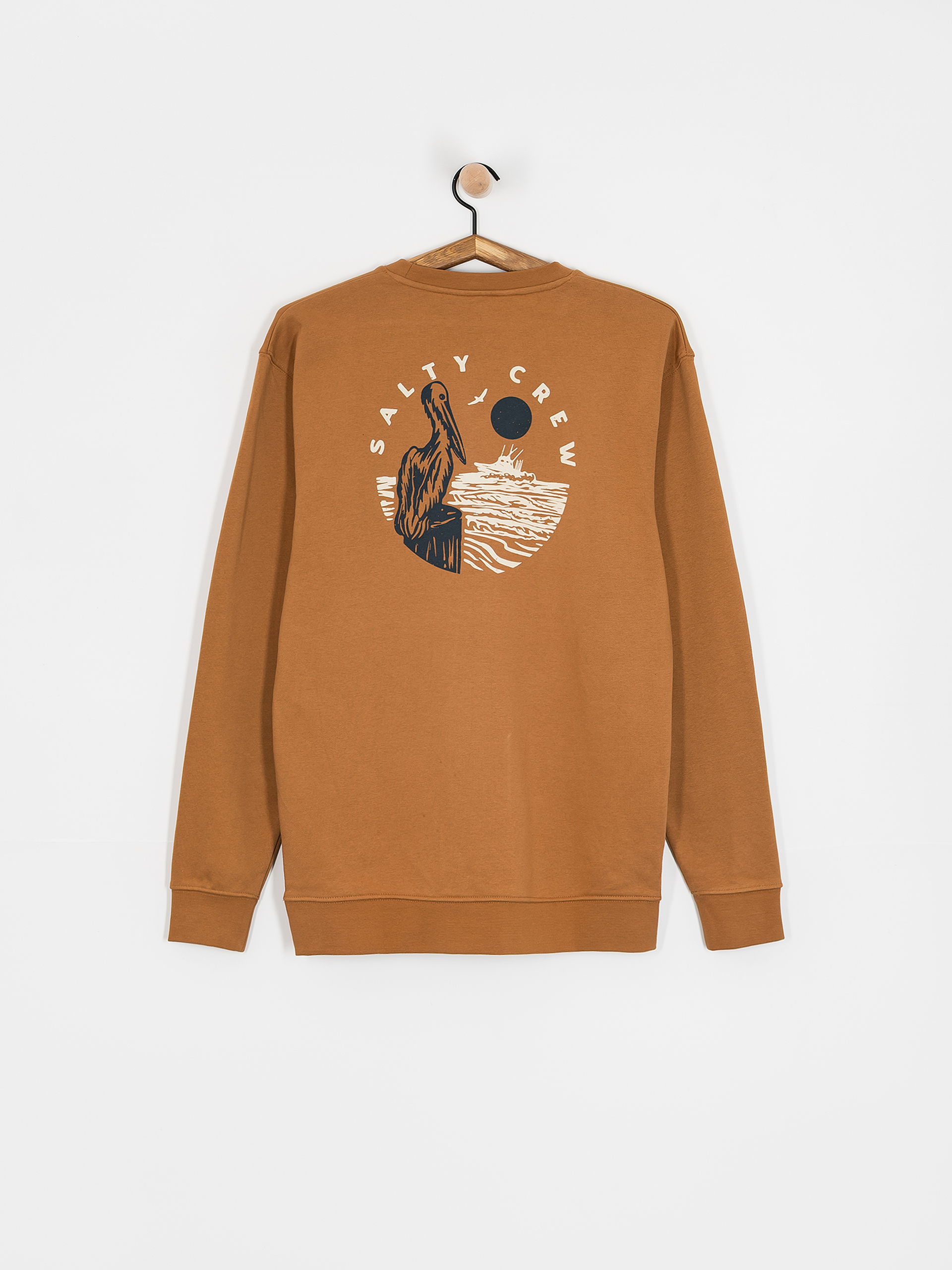 Salty Crew Stake Out Crew Sweatshirt (caramel)