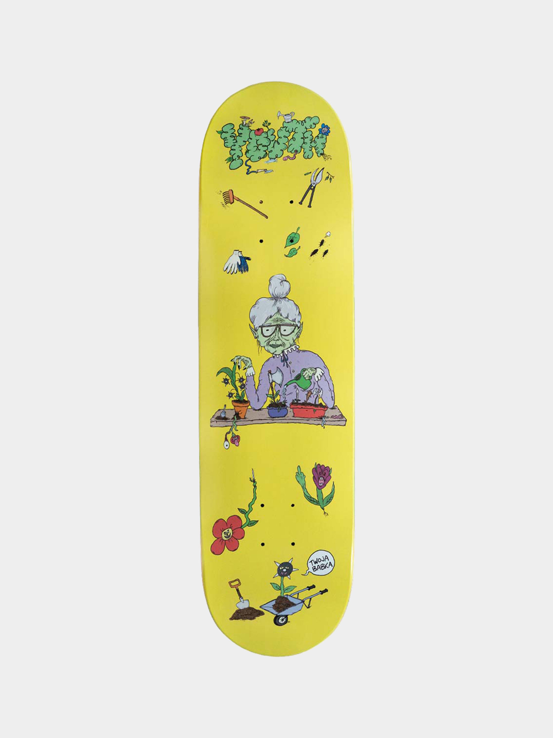 Youth Skateboards Deck Bummers Twoja Babka (olive)