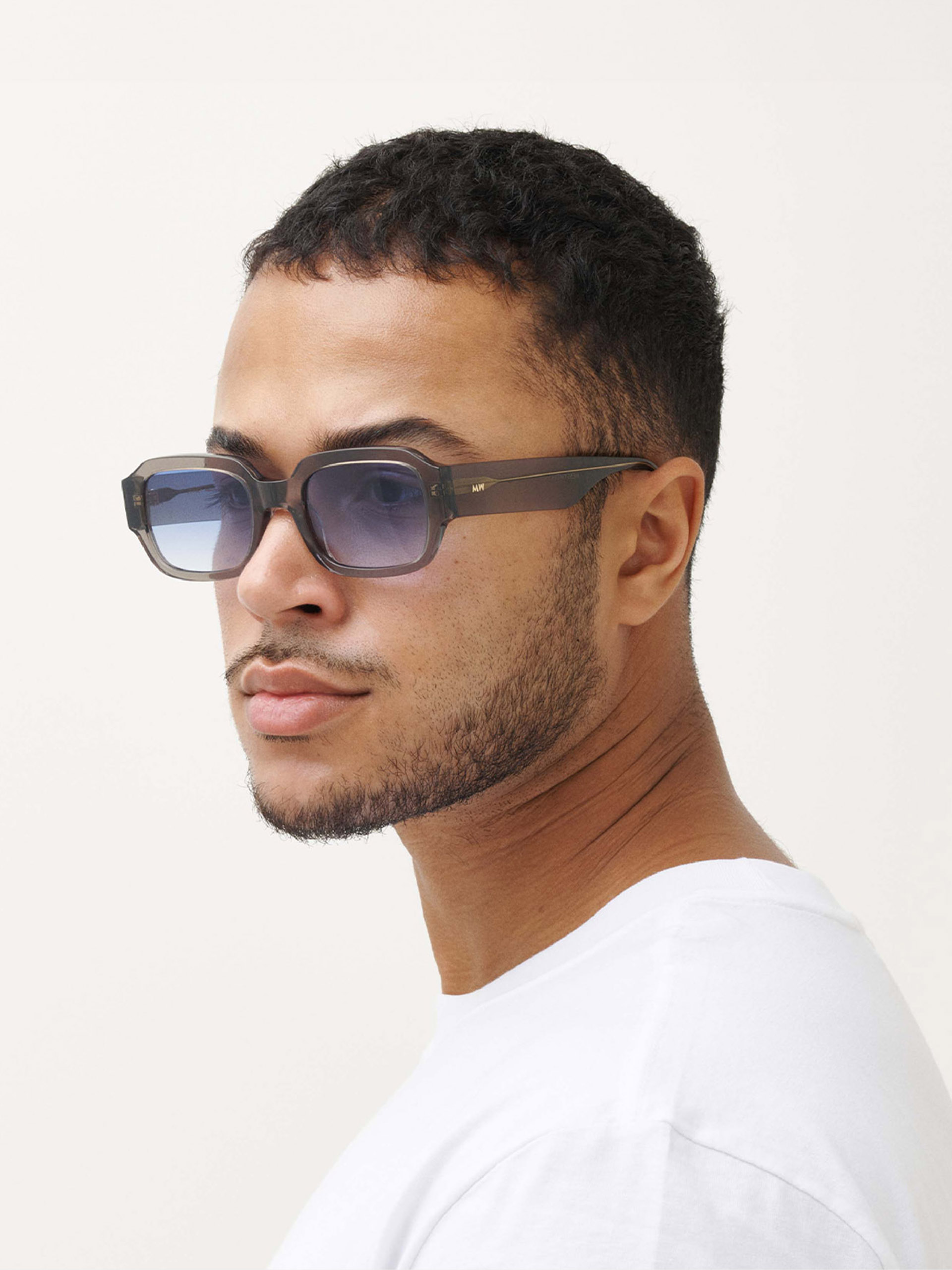 MessyWeekend Sonnenbrille Downey (grey crystal/blue)