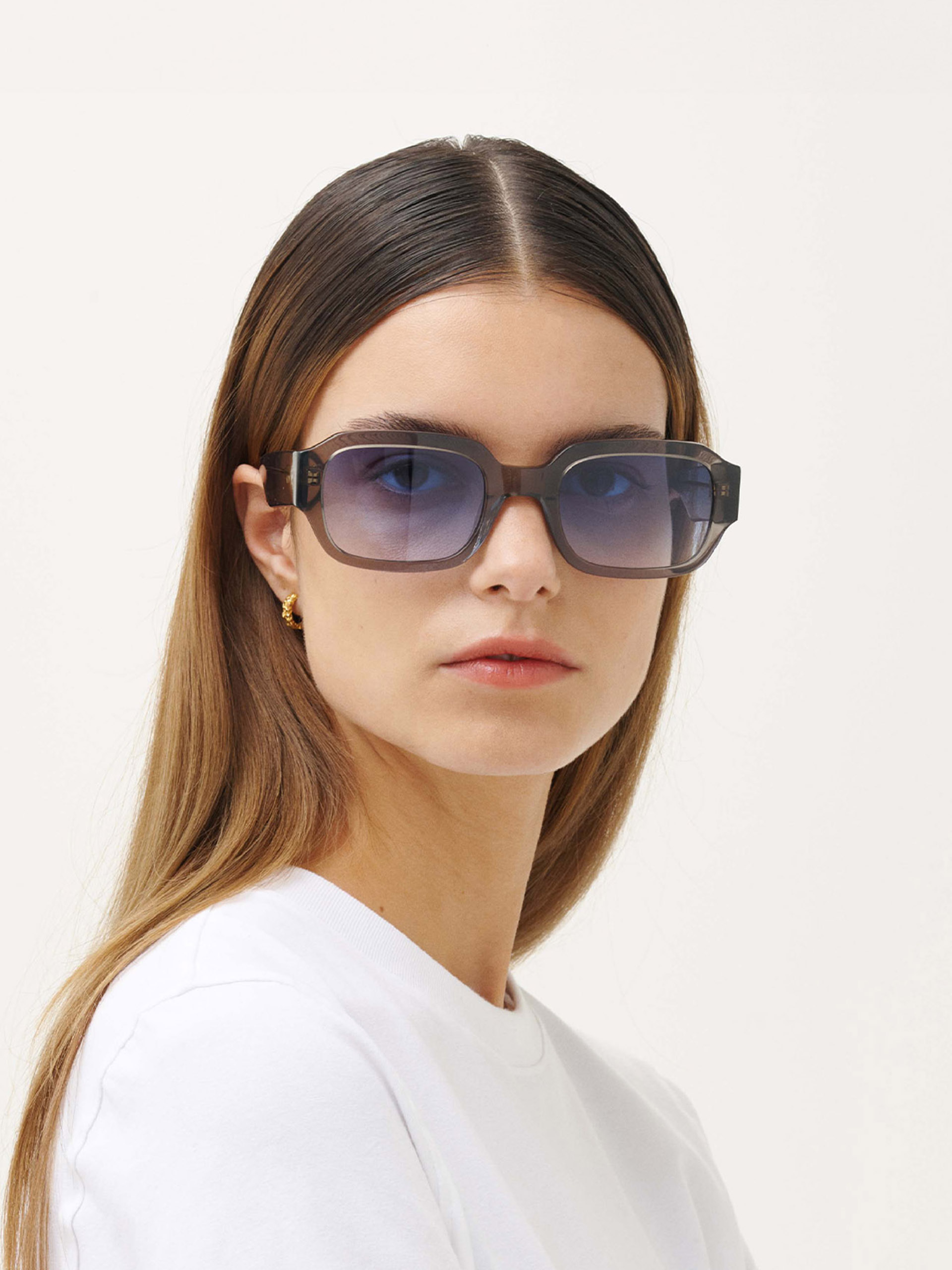 MessyWeekend Sonnenbrille Downey (grey crystal/blue)