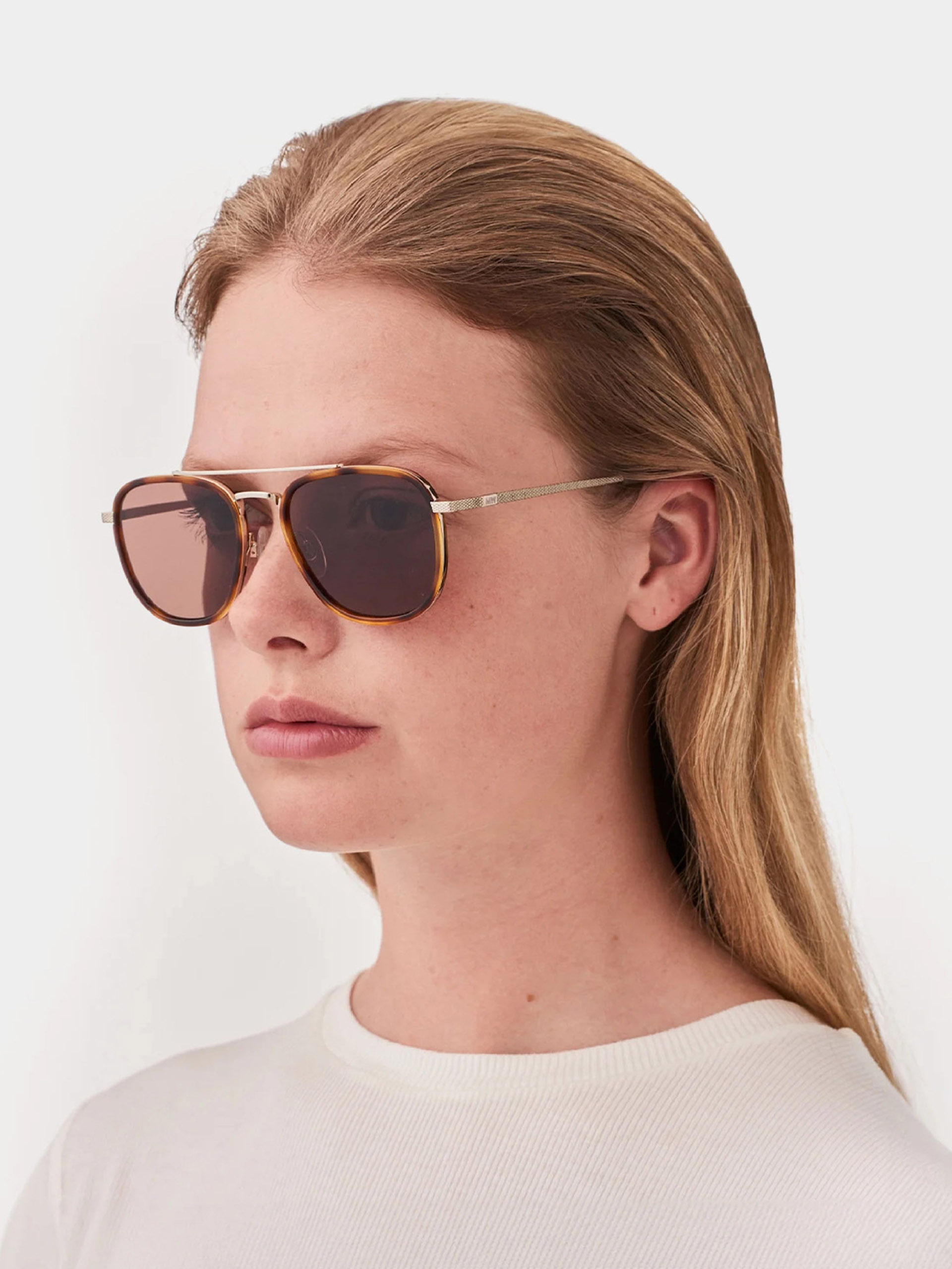 MessyWeekend Sonnenbrille Quentin (gold/brown)