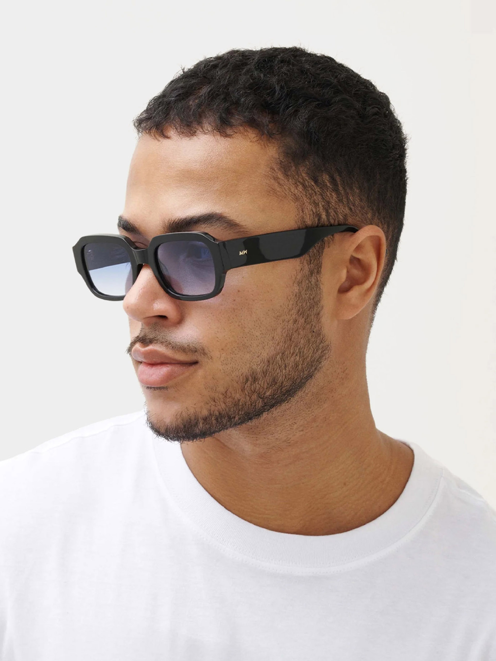MessyWeekend Sonnenbrille Downey (black/gradient blue)