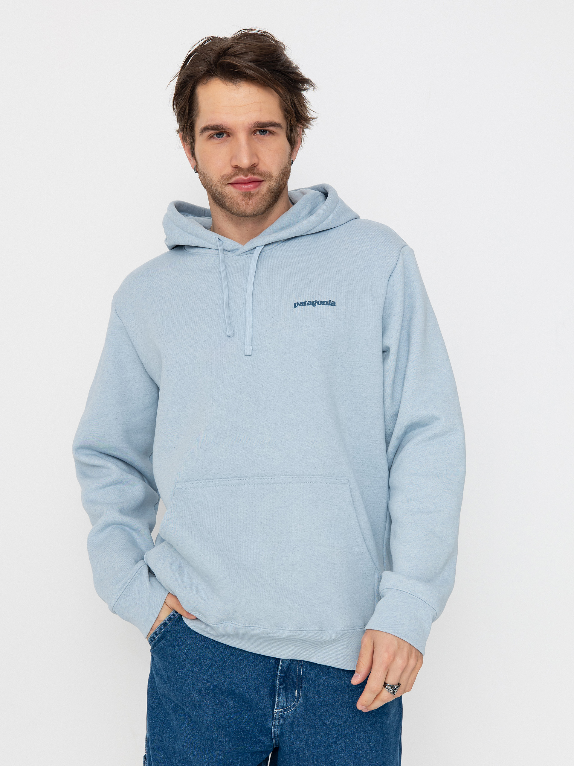 Patagonia Fitz Roy Icon Uprisal HD Hoodie Blau (fleck blue)
