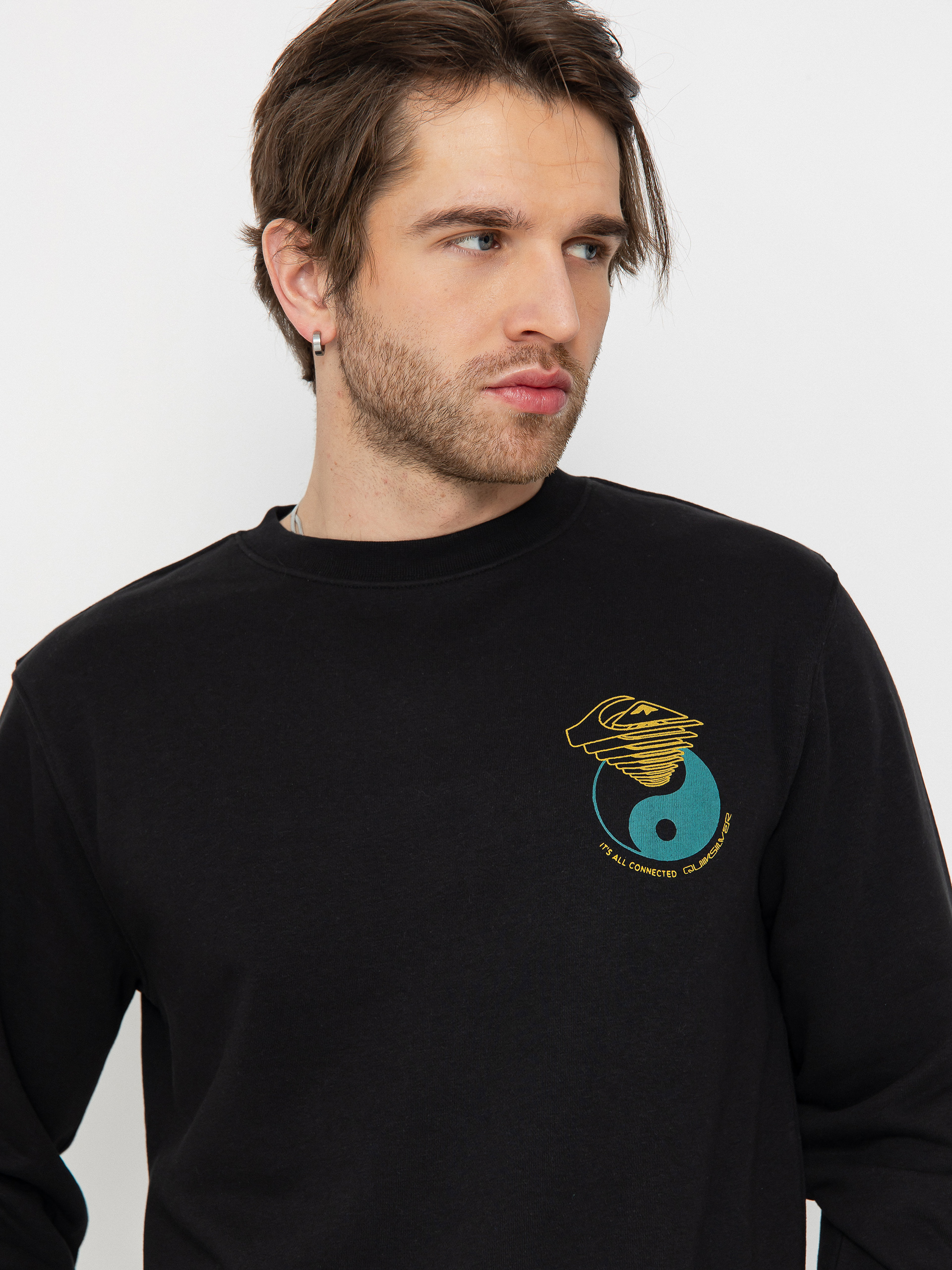 Quiksilver Graphic Mix Sweatshirt (black)