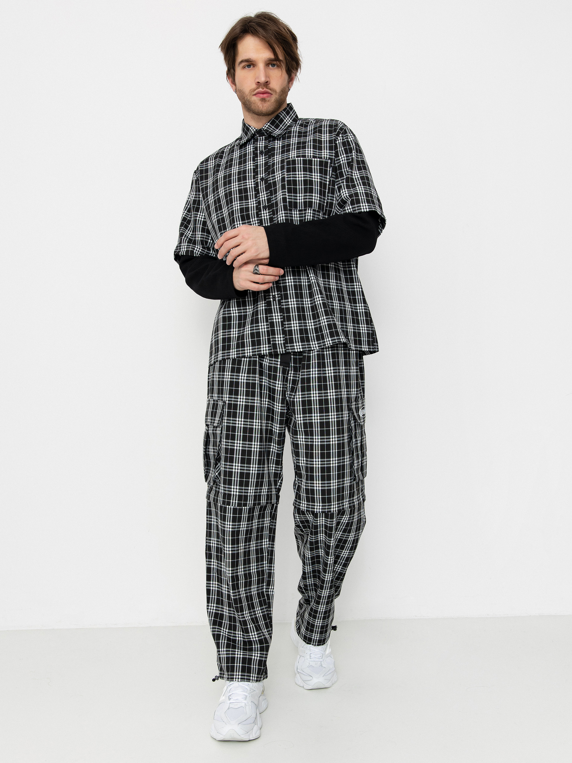 Wasted Paris Yard Tartan Shirt Age Shirt (black/white)