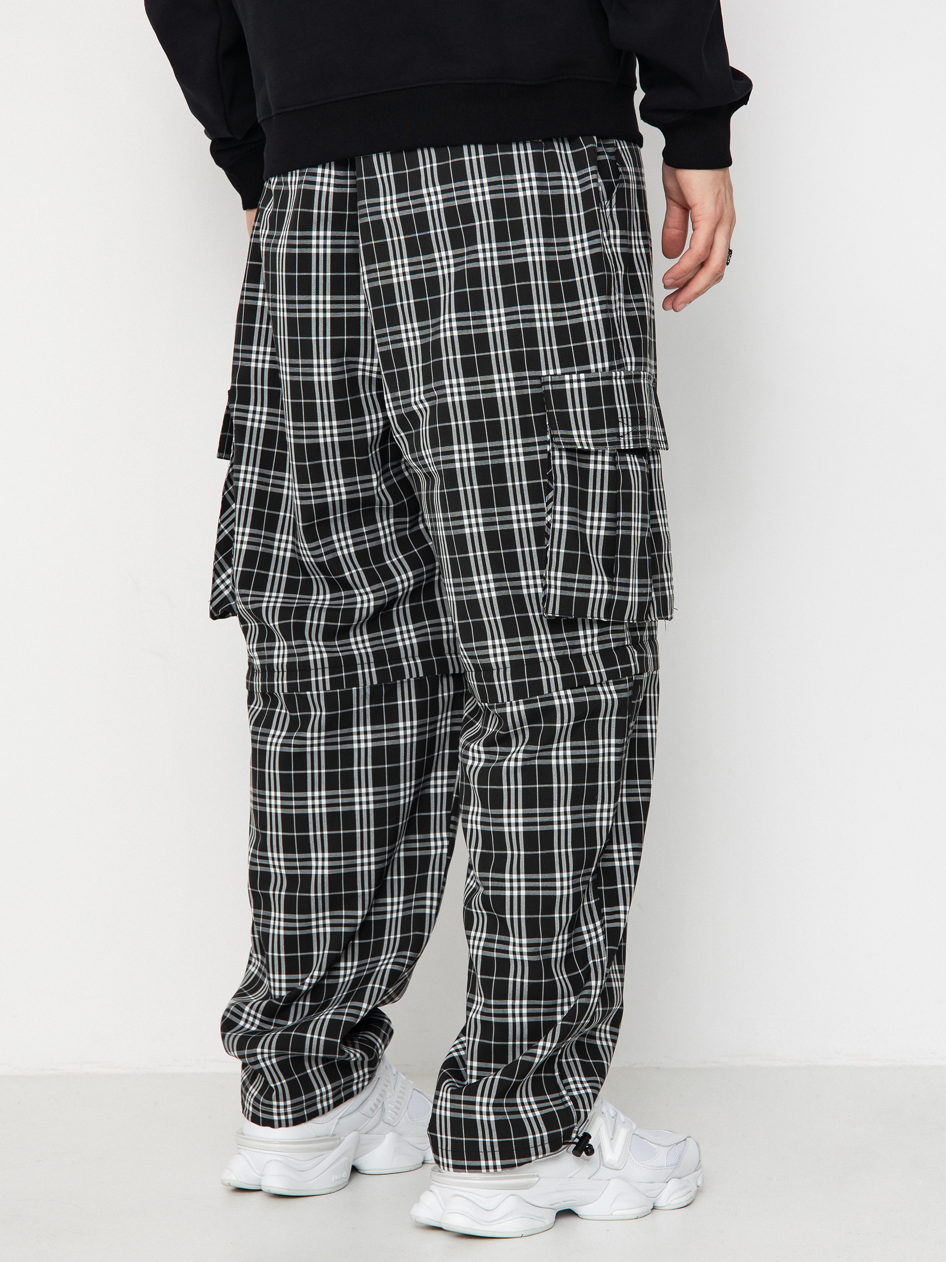 Wasted Paris Yard Tartan Hunter Hose (black/white)