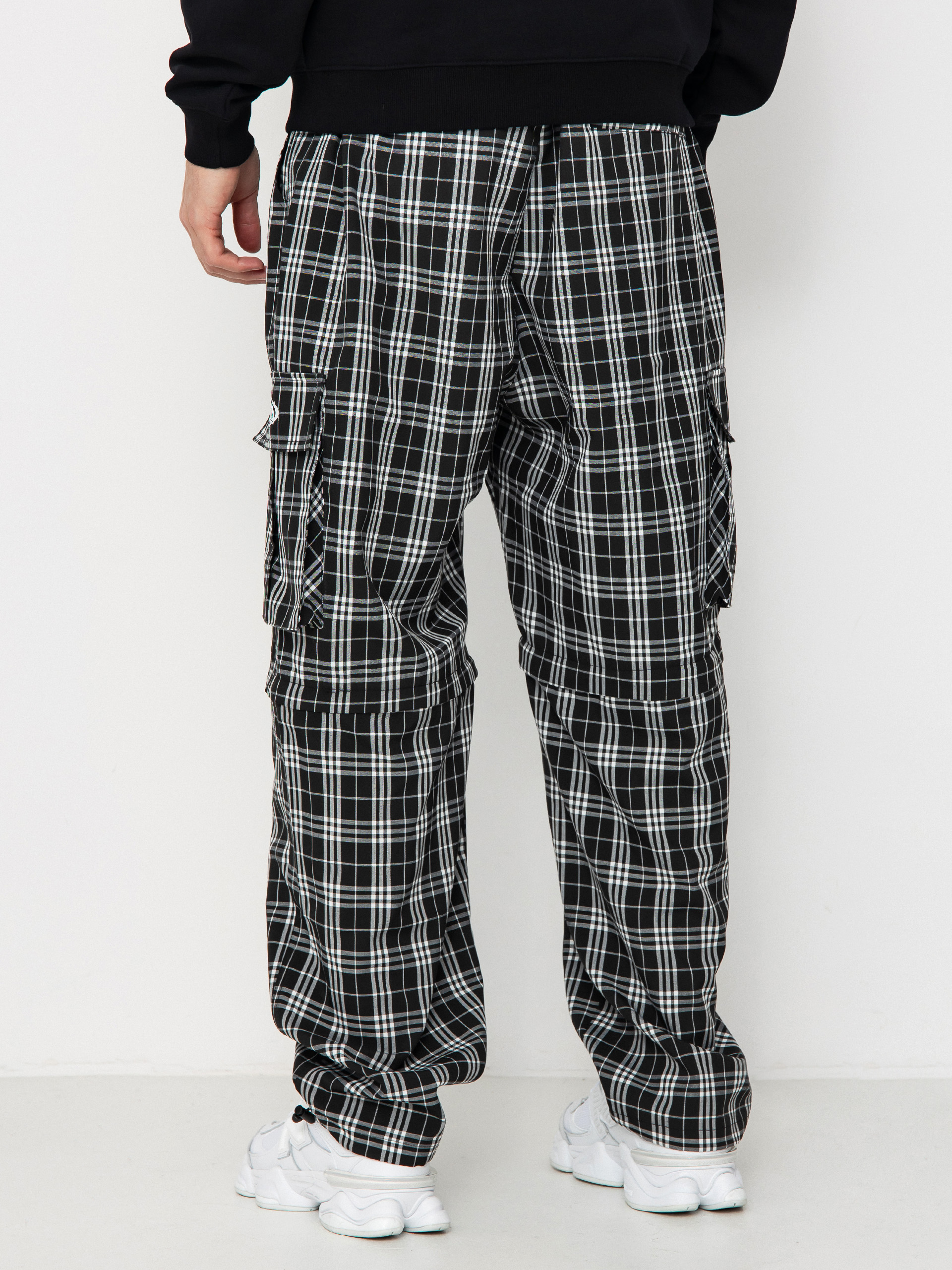 Wasted Paris Yard Tartan Hunter Hose (black/white)