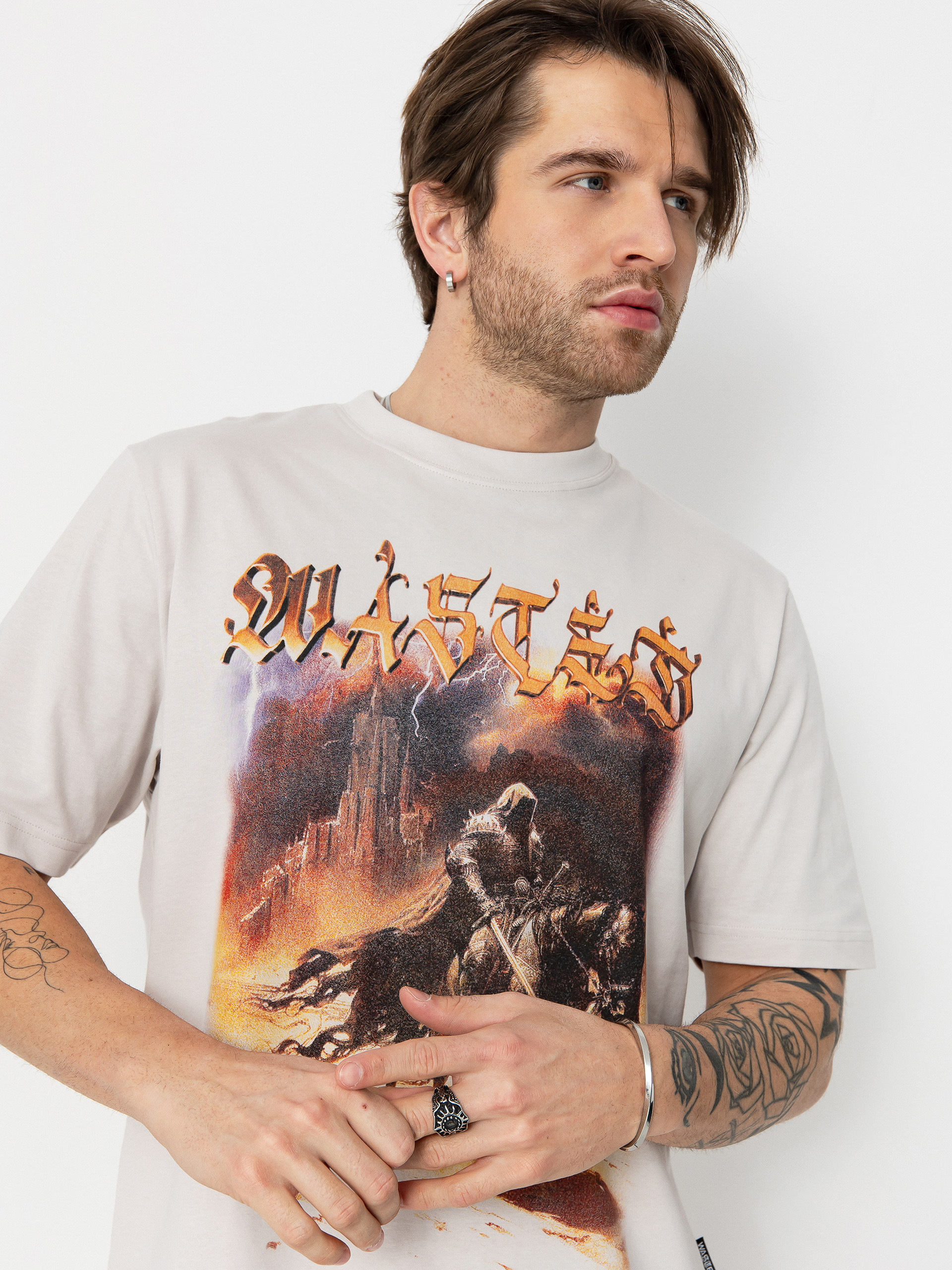 Wasted Paris Mirage T-Shirt (fog white)