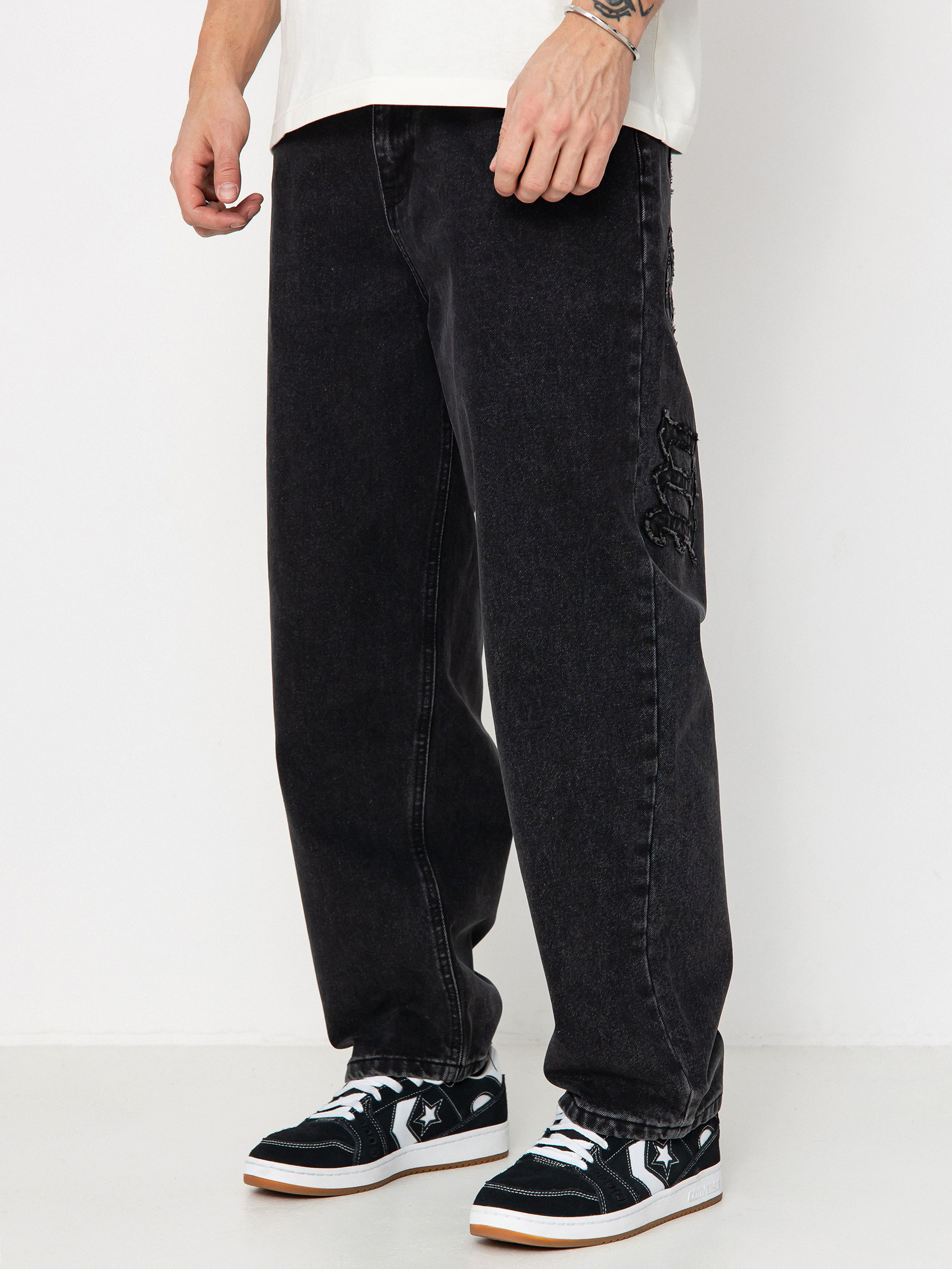 Wasted Paris Kingdom Curve Destroy Casper Pants - black (faded black)