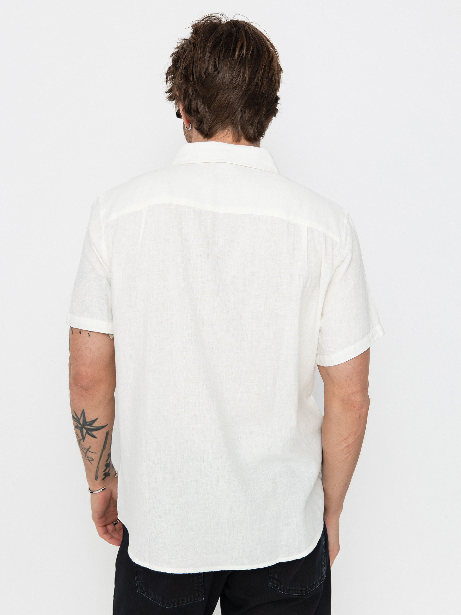 Brixton Charter Org Cttn Shirt (egret white)