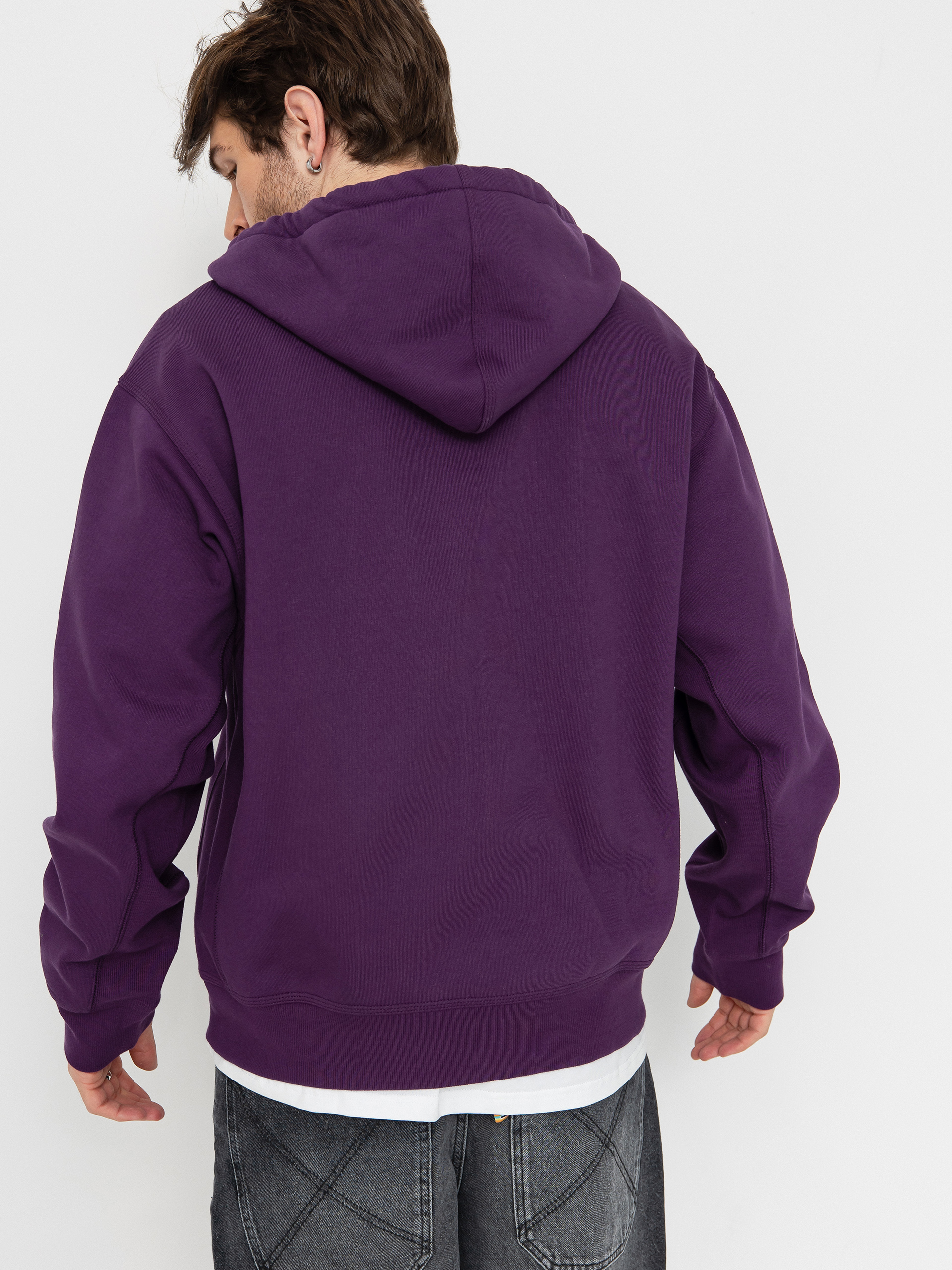Carhartt WIP American Script ZHD Hoodie - violet (huckleberry)