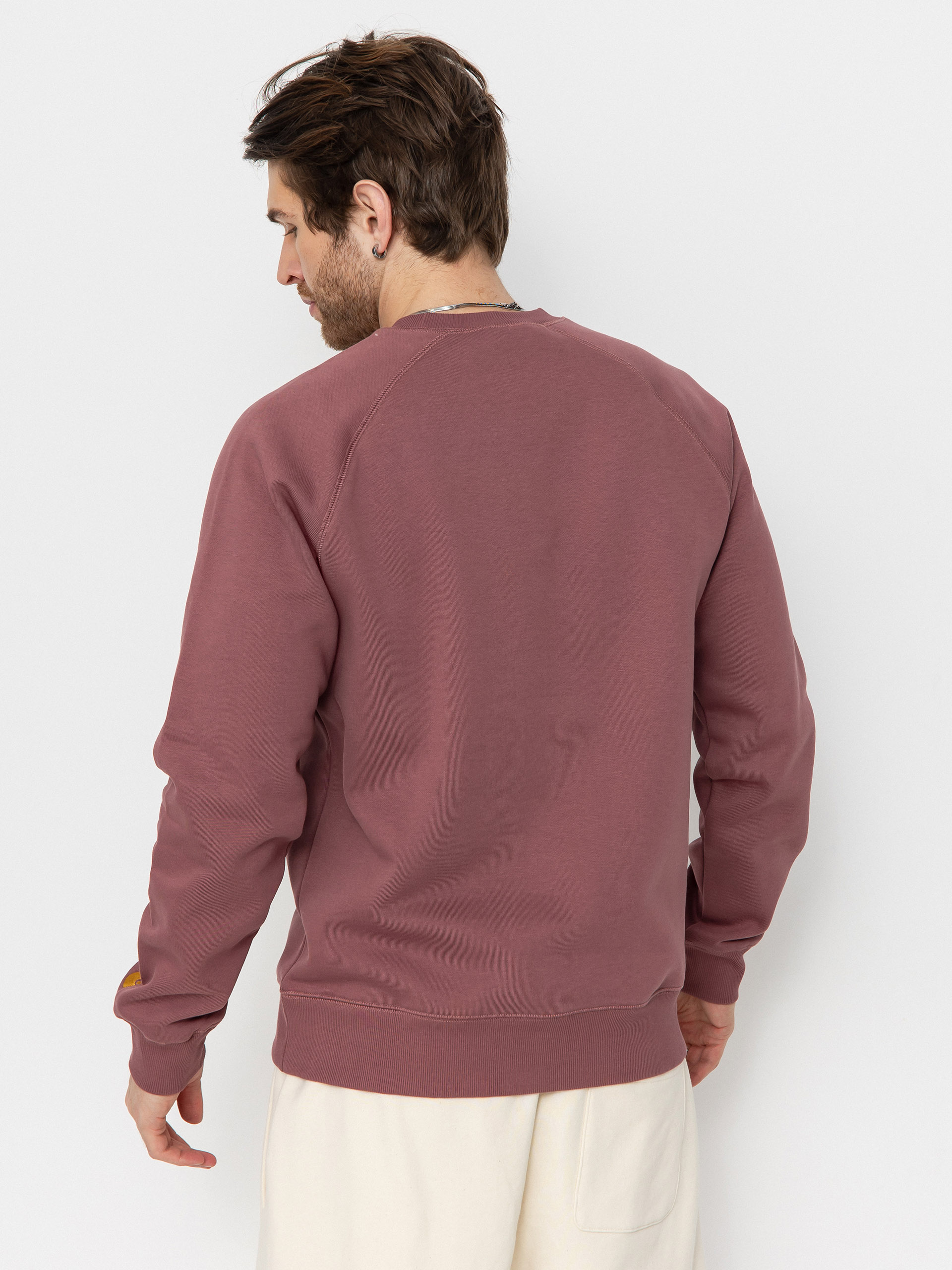 Carhartt WIP Chase Sweatshirt (dusky pink/gold)