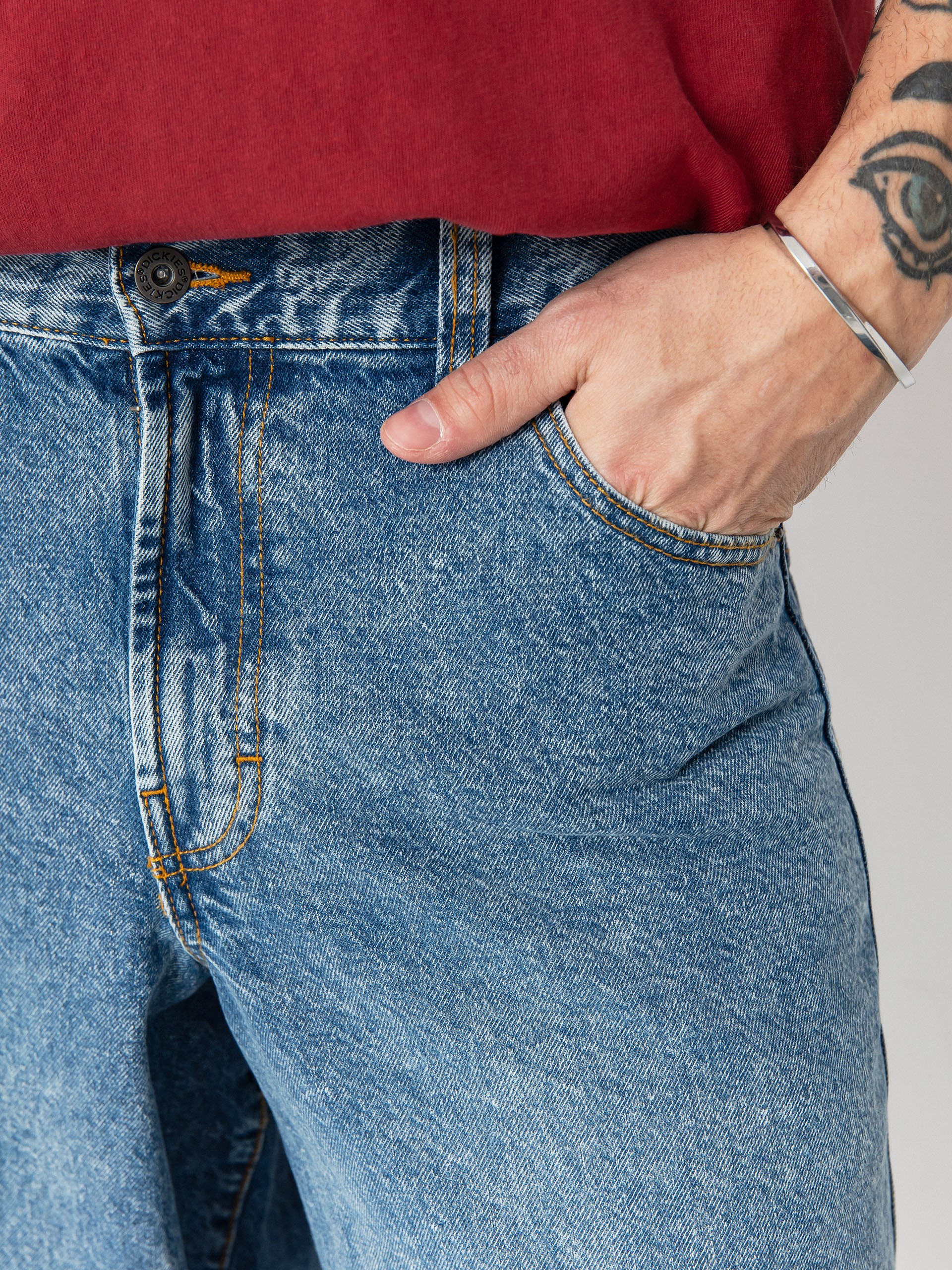 Dickies Loose Wave Hose (rinsed blue w/fade)