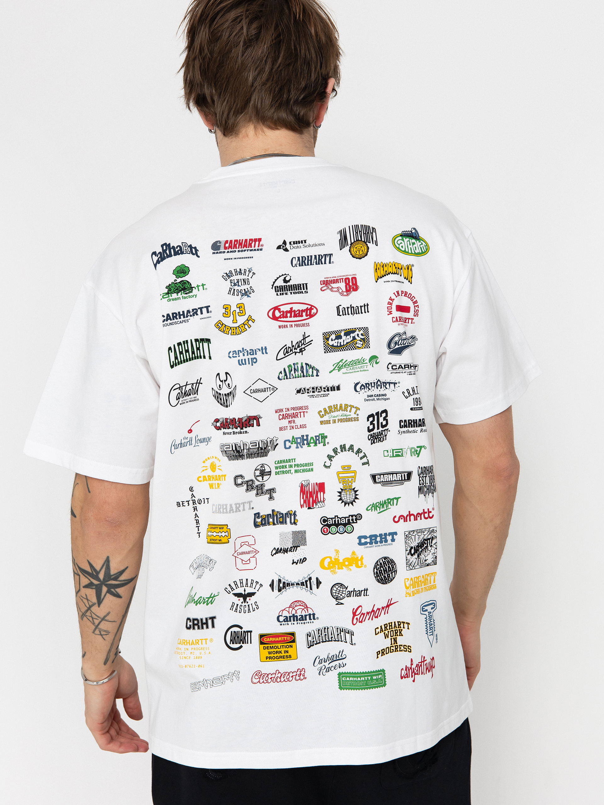 Carhartt WIP Logo T-Shirt (white)