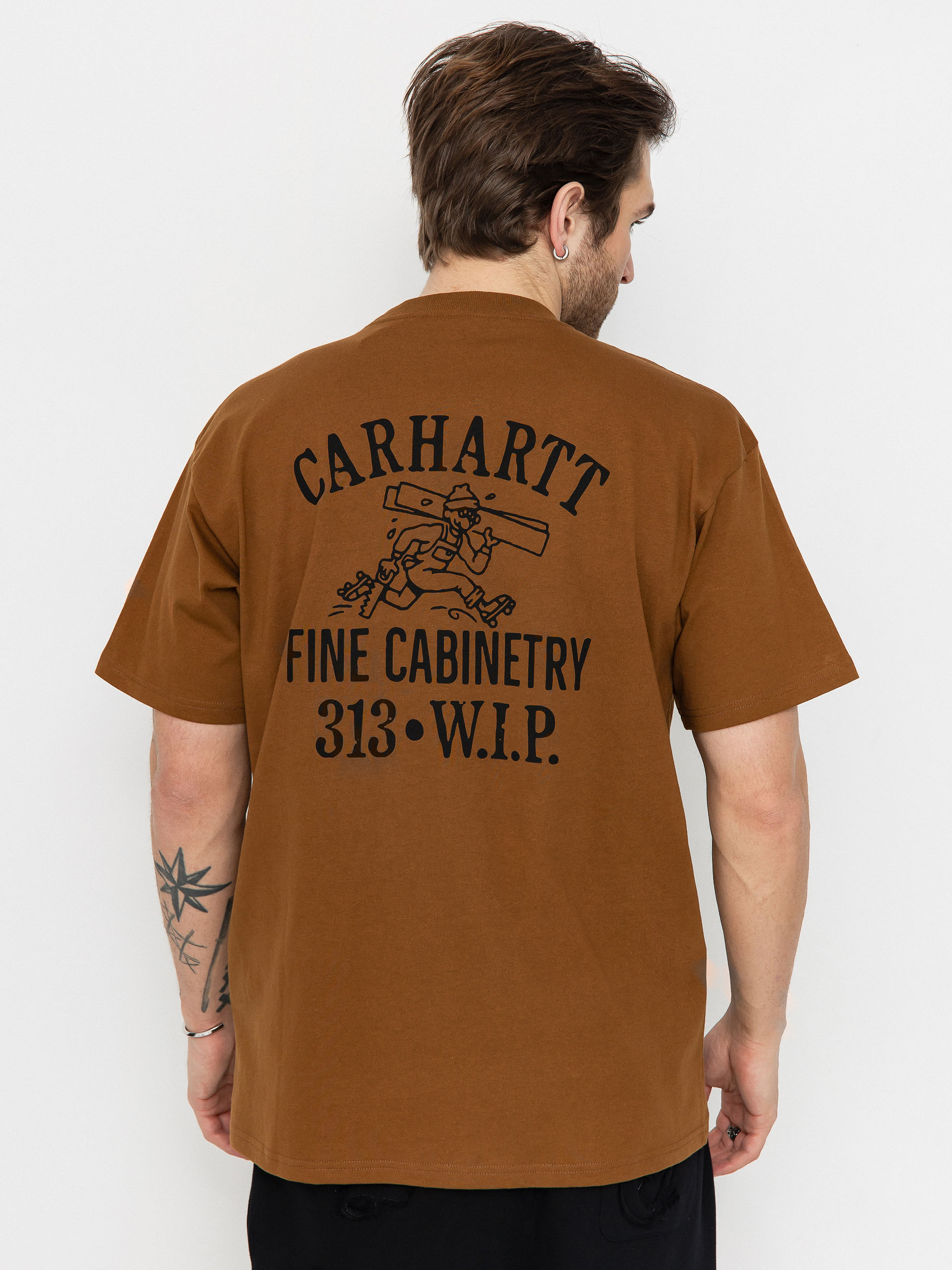 Carhartt WIP Cabinetry T-Shirt (hamilton brown/black)