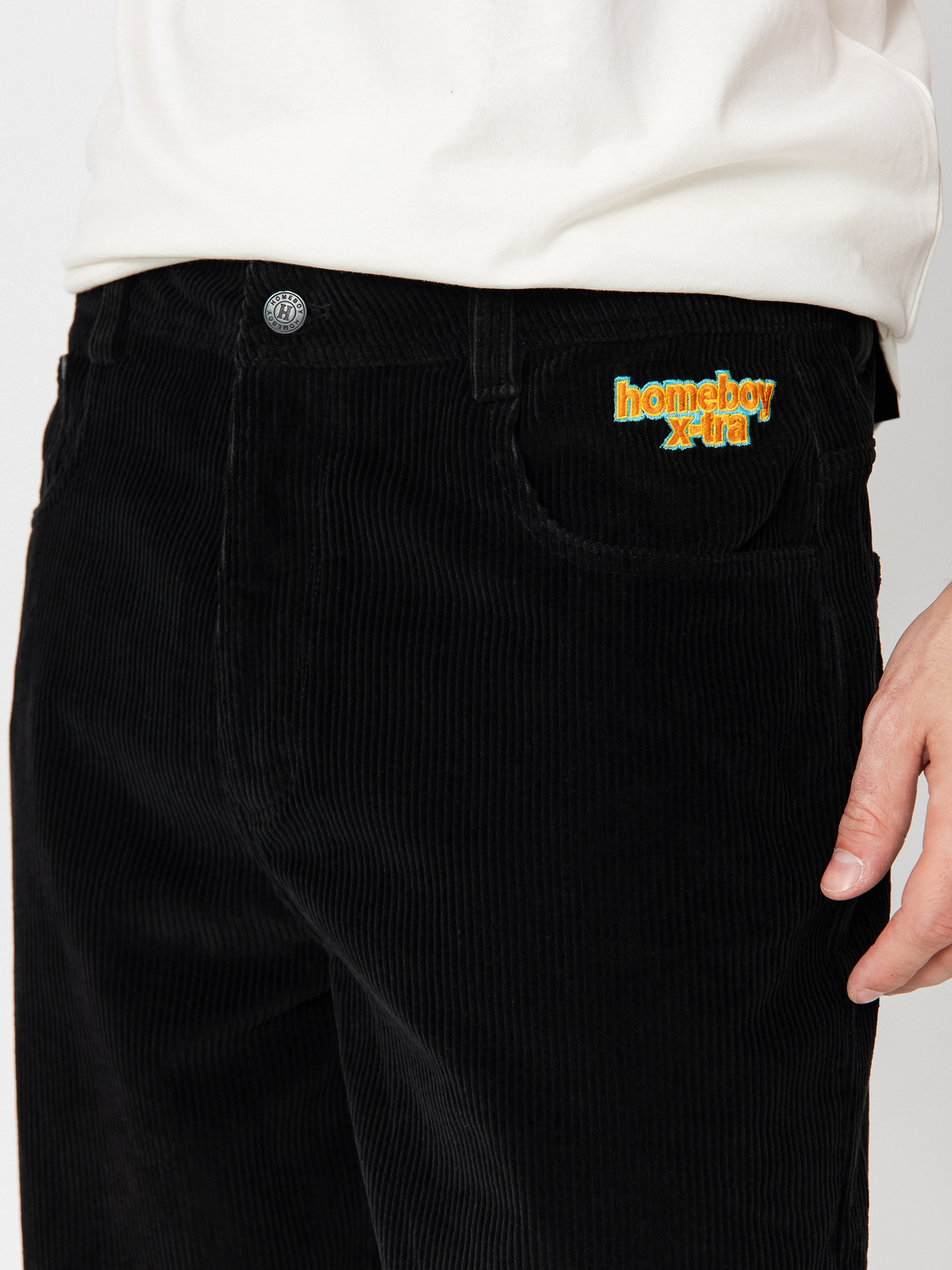 Homeboy X Tra Baggy Cord Pants Hose (black)