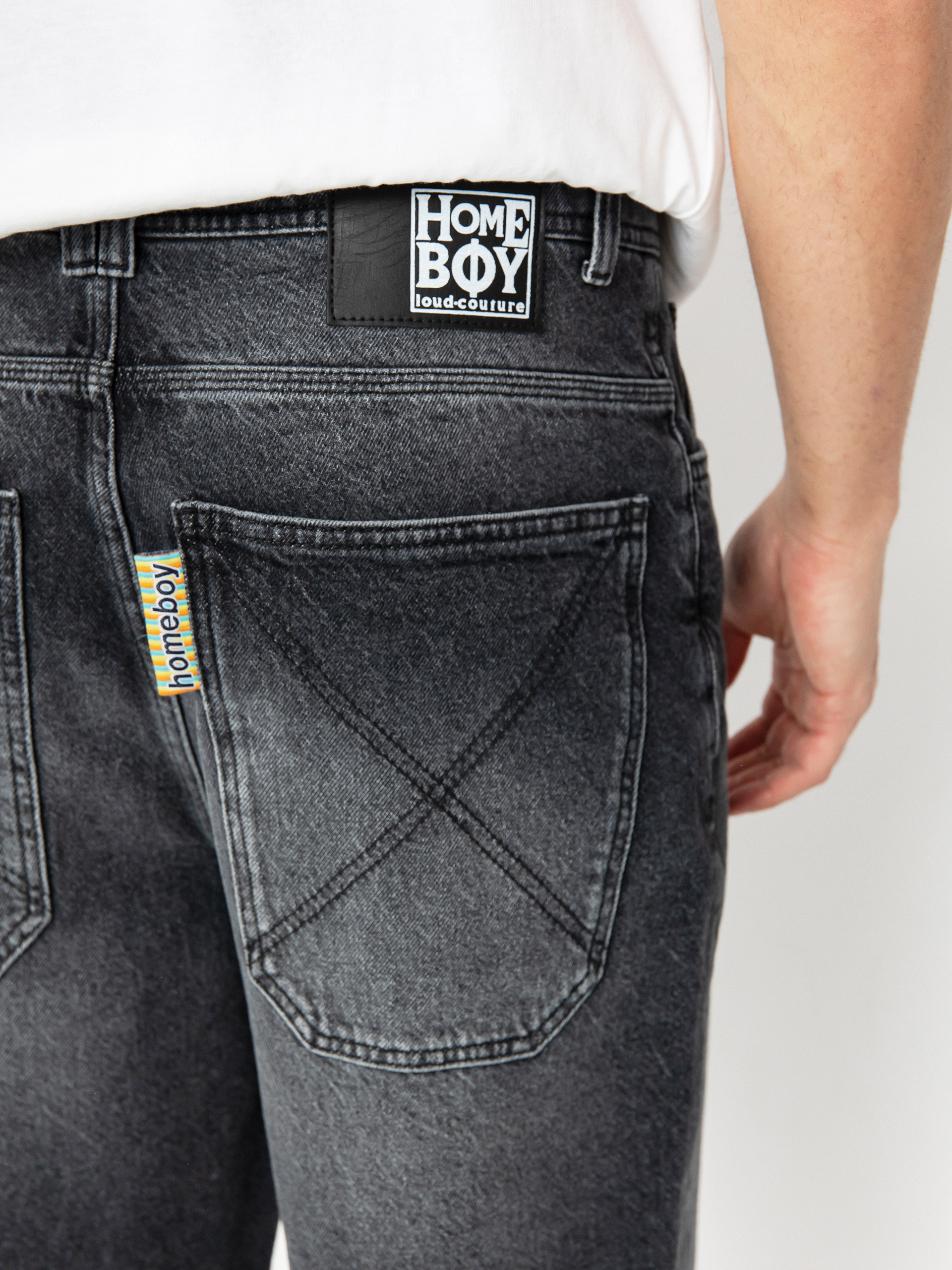 Homeboy X Tra Baggy Vintage Denim Pants (vintage black)