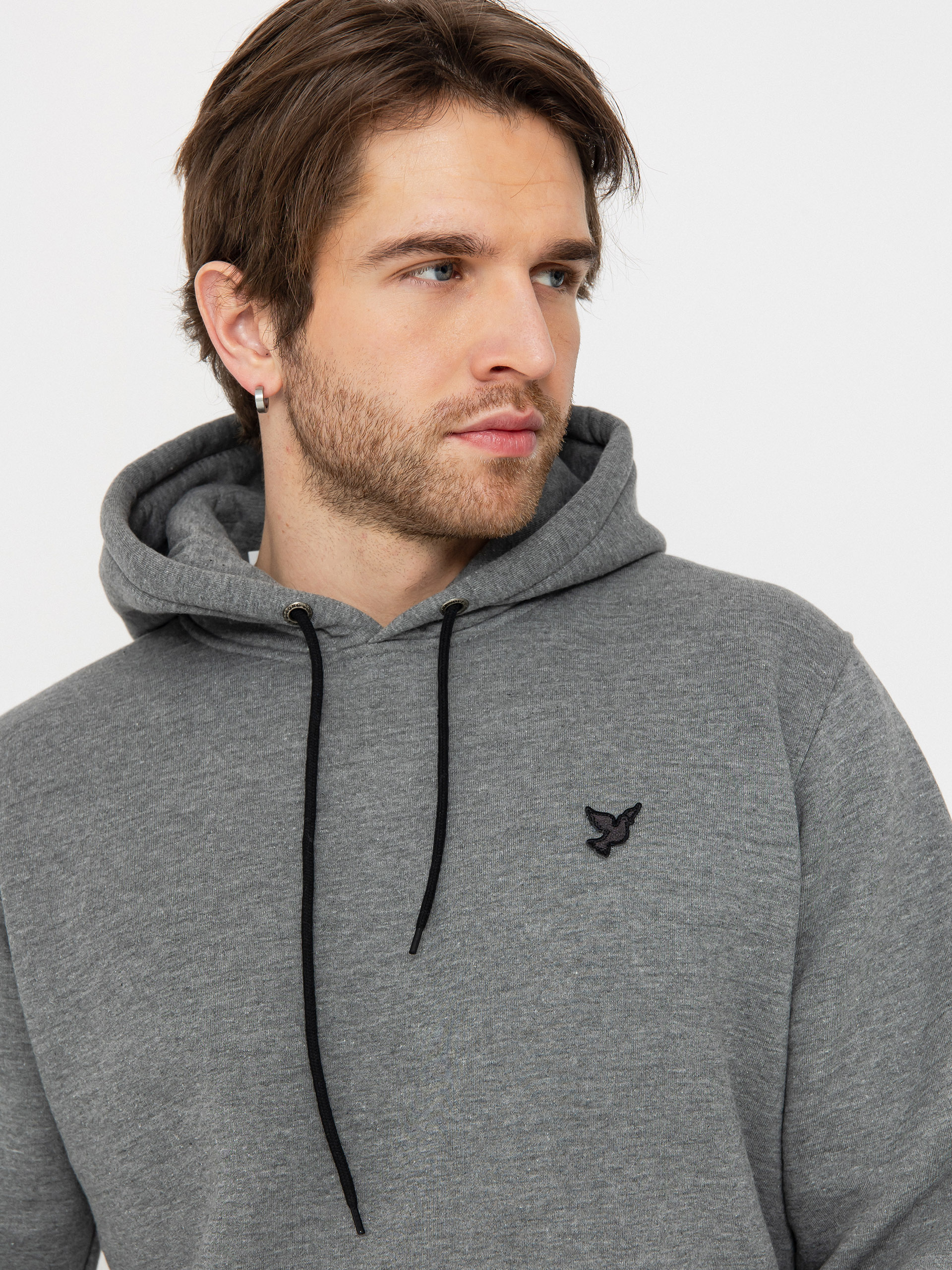 Nervous Icon HD Hoodie (light heather)