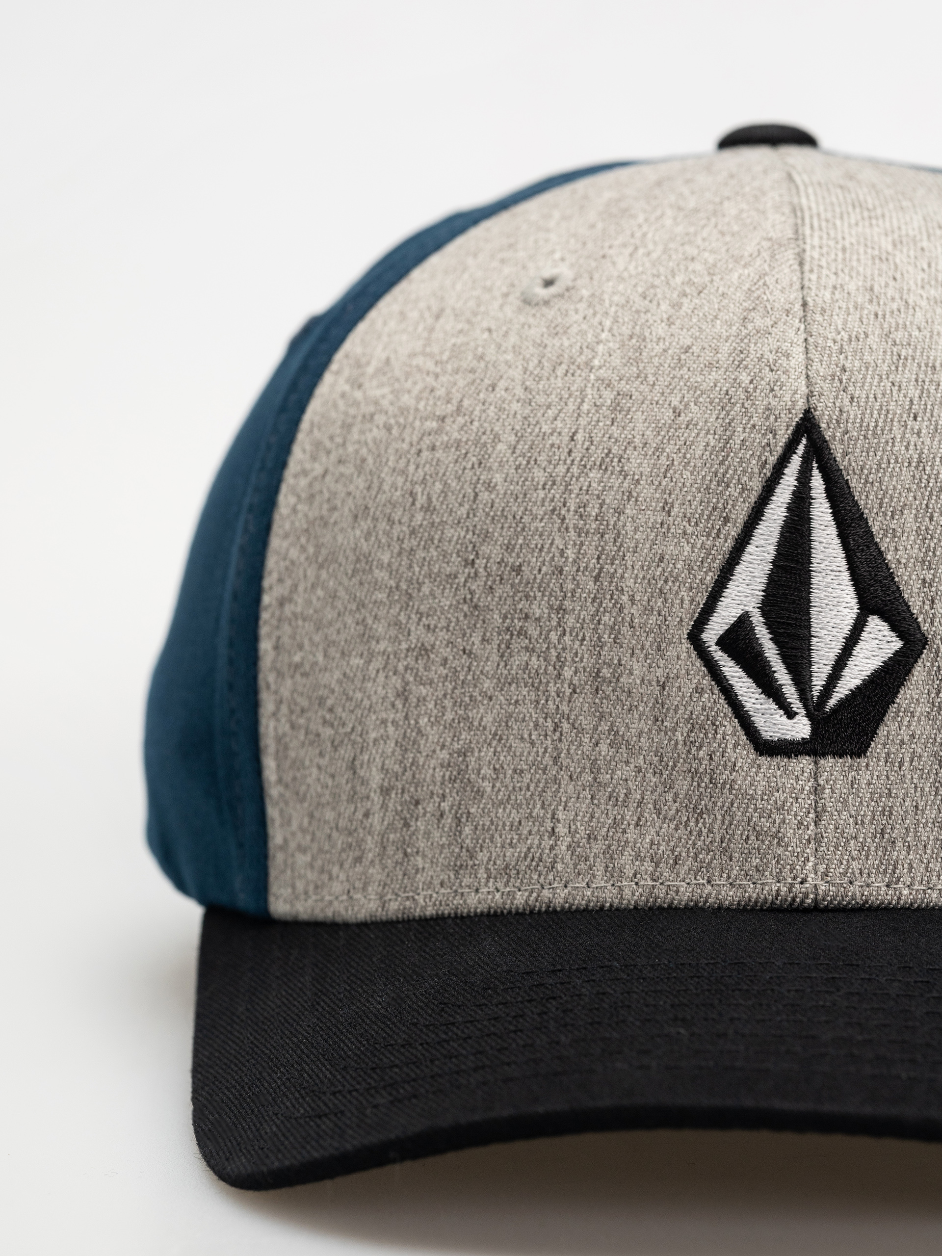 Volcom Full Stone Hthr Flexfit Cap (deep blue)