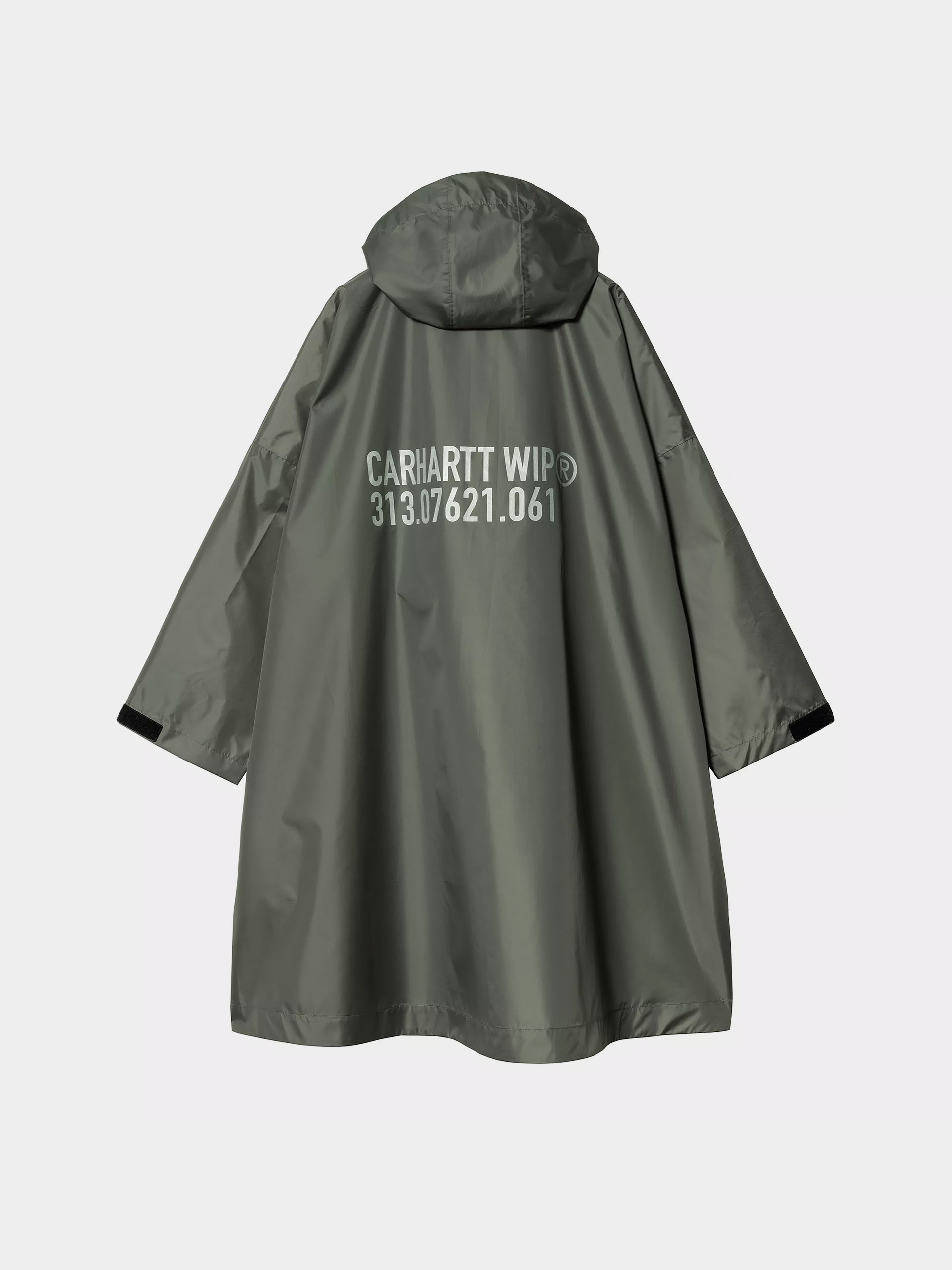 Carhartt WIP Akcesoria Tour Packable Rain Poncho (smoke green/reflective)