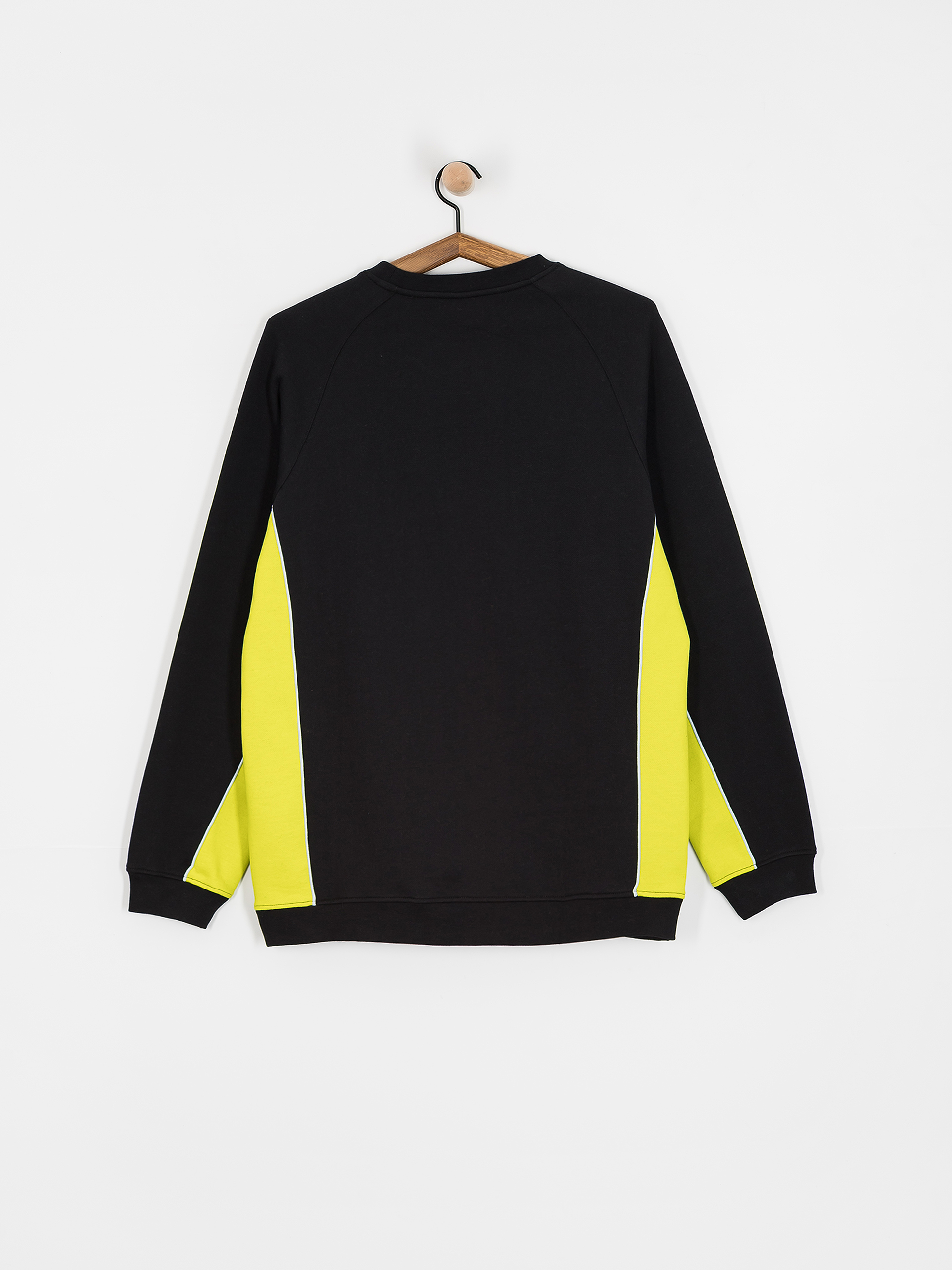 Santa Cruz Strip Front Racer Crew Sweatshirt (apple green/black)