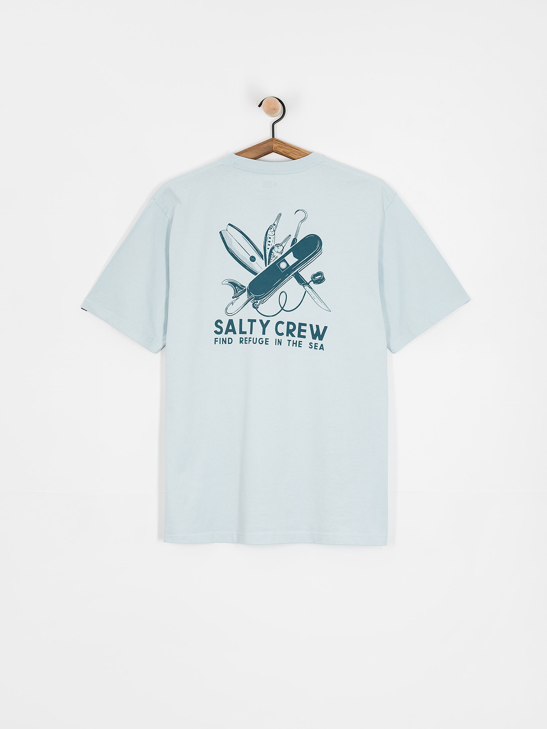 Salty Crew Pocket Knife Vintage T-Shirt (blue fog)