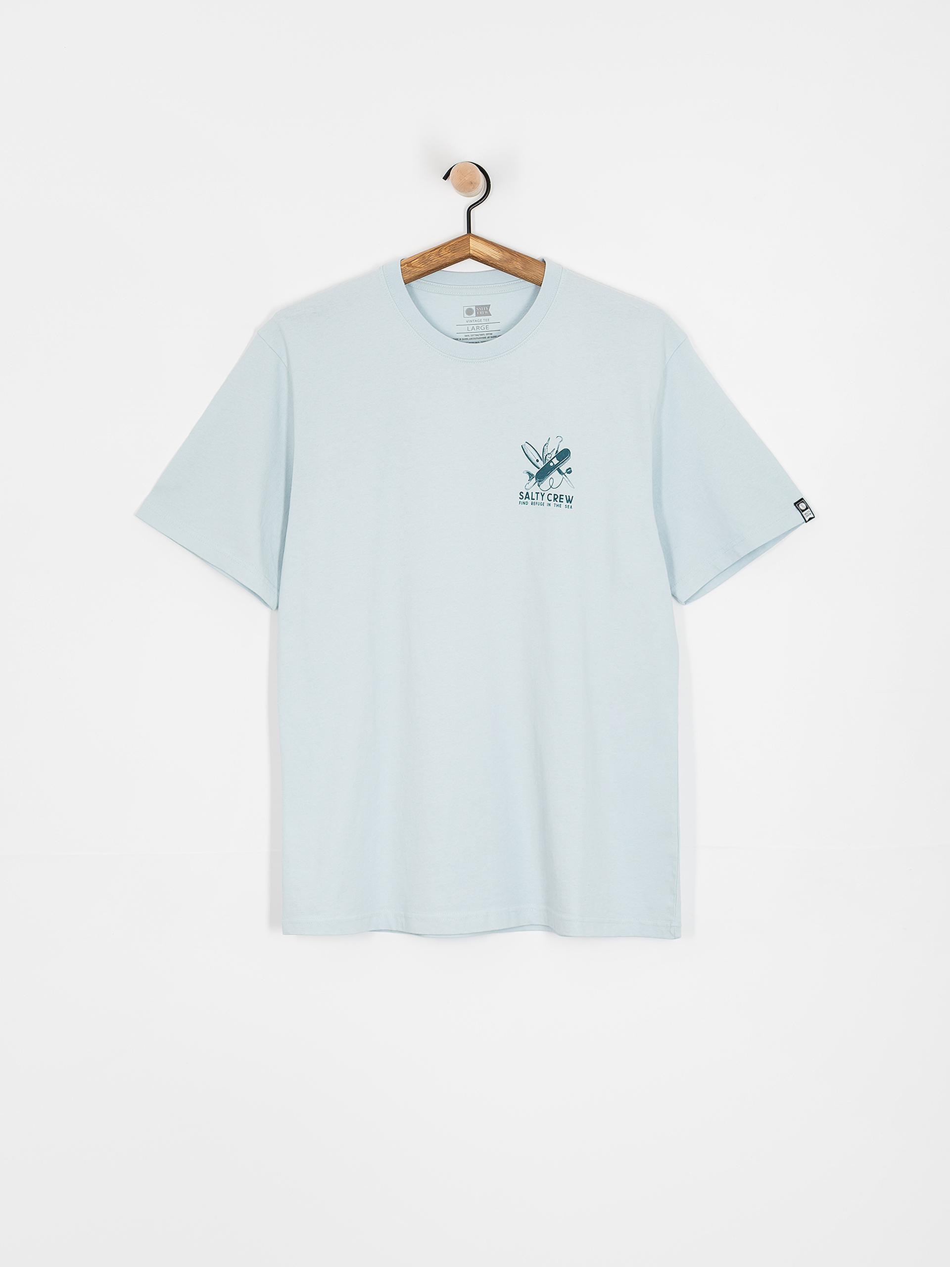 Salty Crew Pocket Knife Vintage T-Shirt (blue fog)