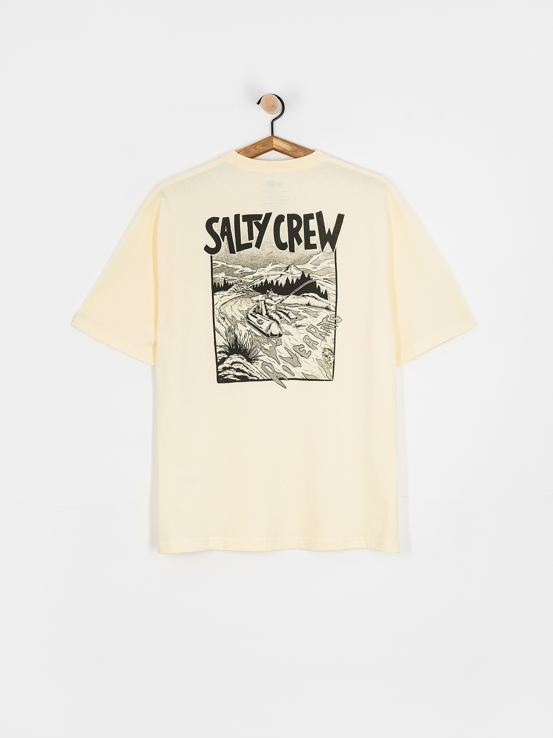 Salty Crew River Rats T-Shirt (transparent yellow)