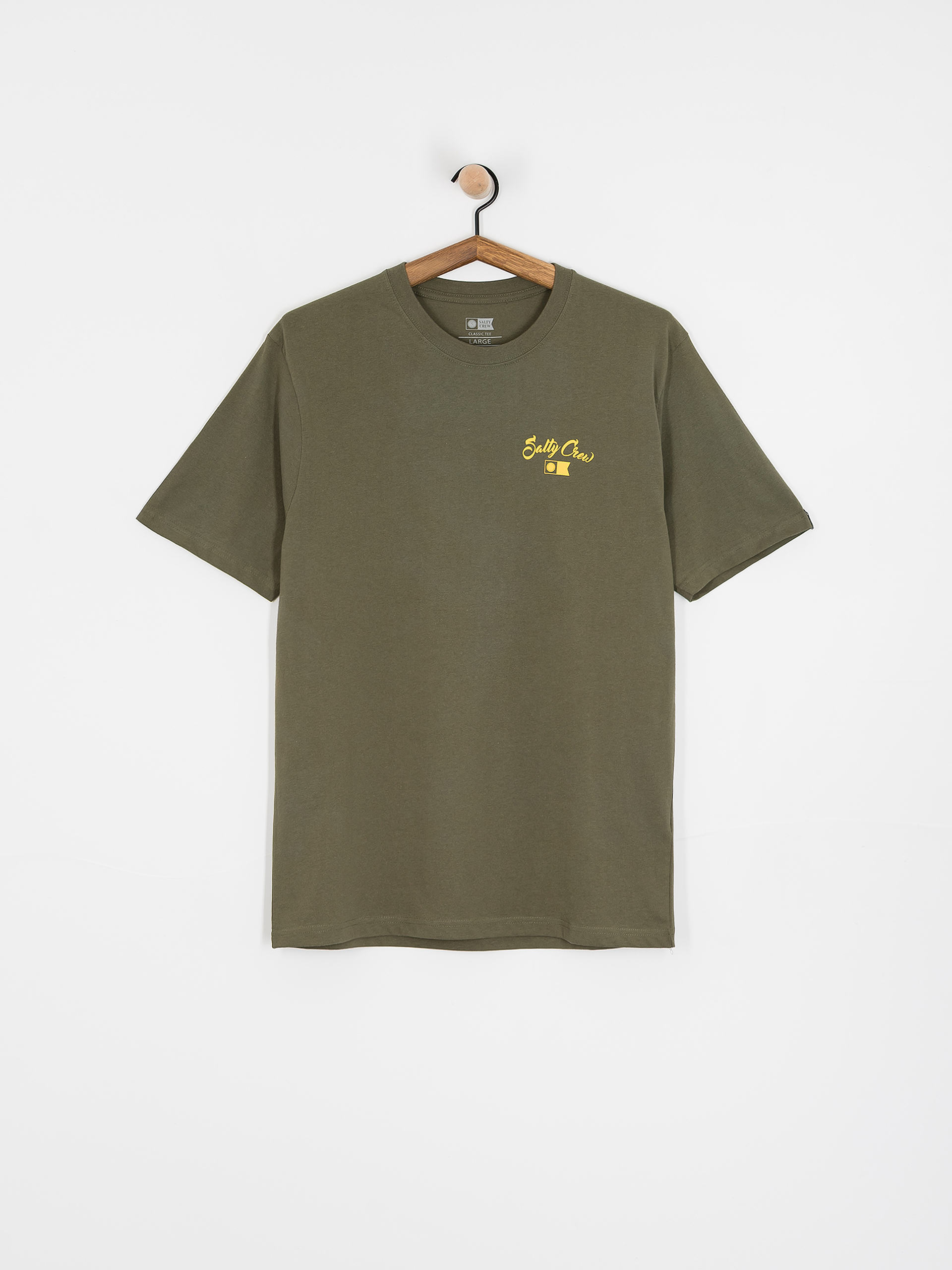 Salty Crew T-Shirt Red Fish Classic (dusty olive)